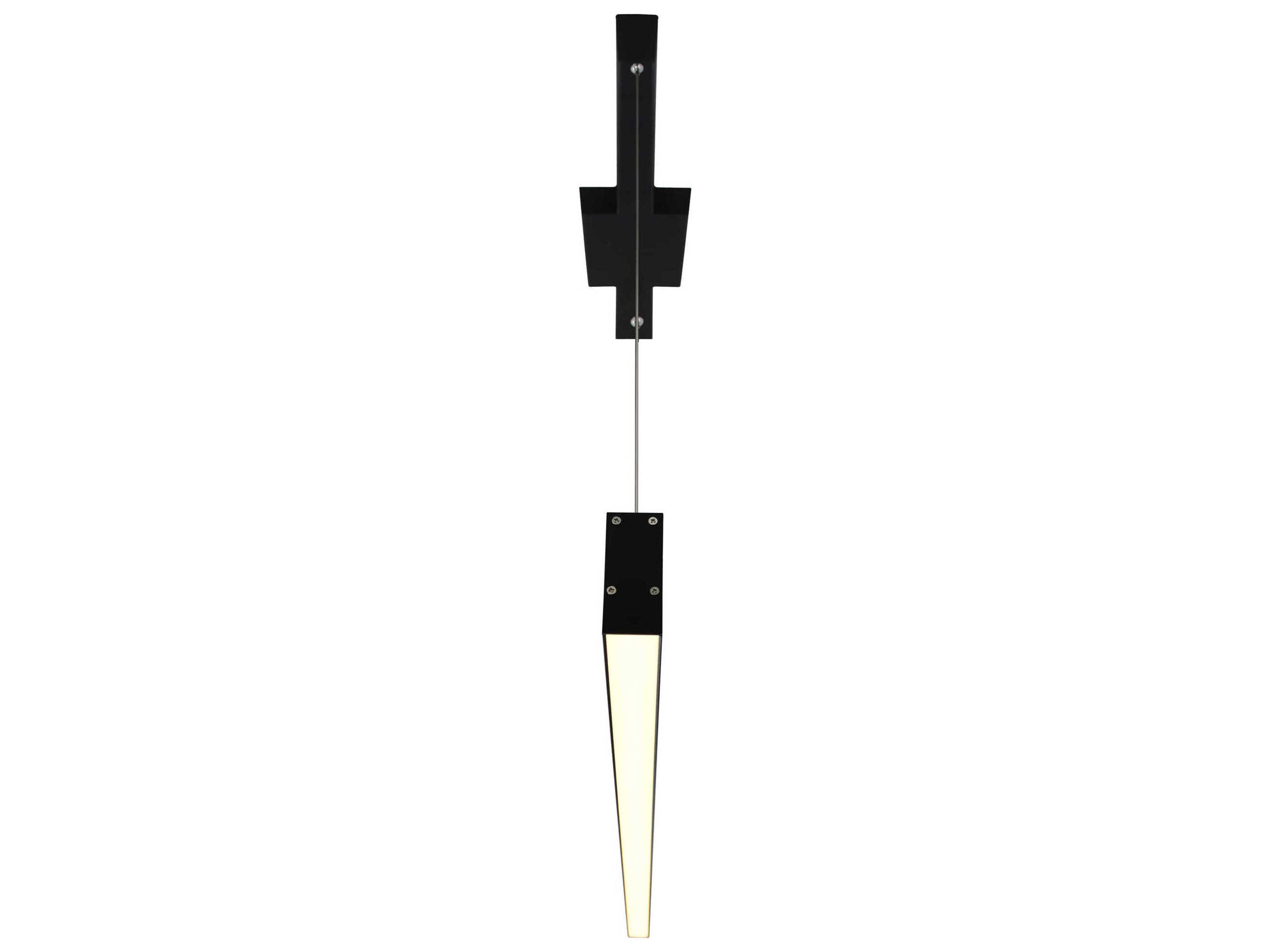 CWI Lighting Pienza Black Linear Island Pendant