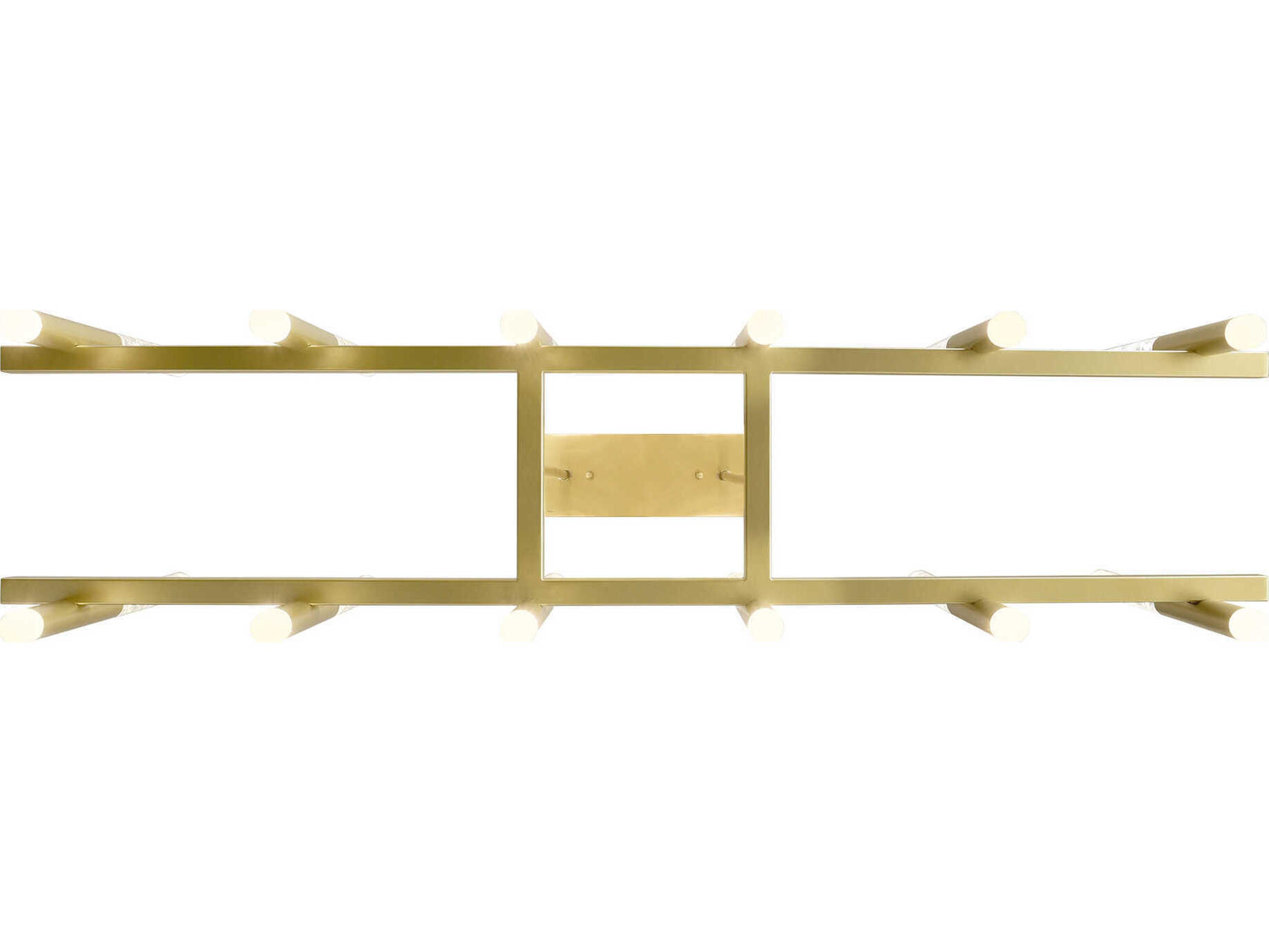 CWI Lighting Dragonswatch Satin Gold Linear Island Pendant
