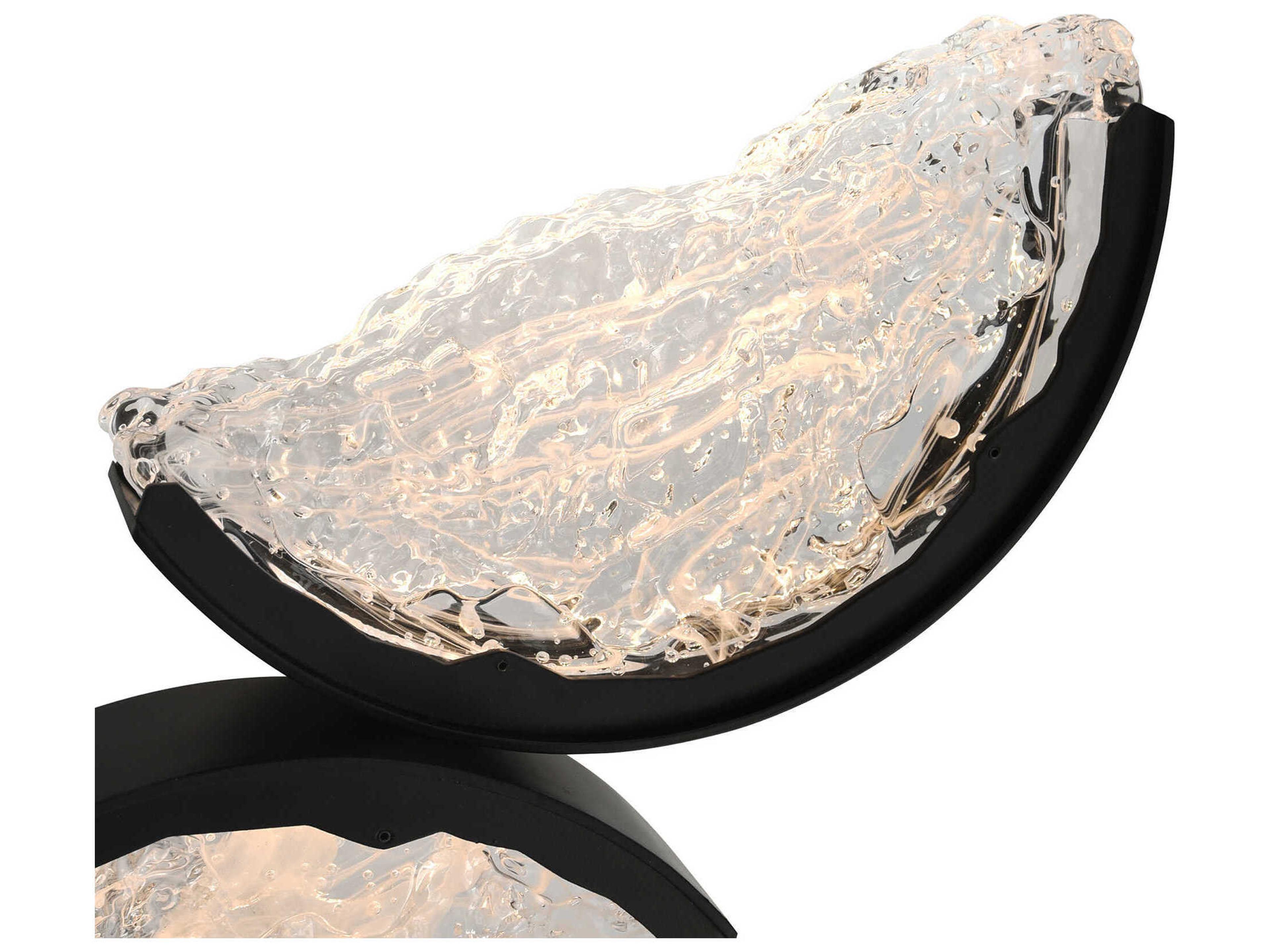 CWI Lighting Moon Black Mini Pendant