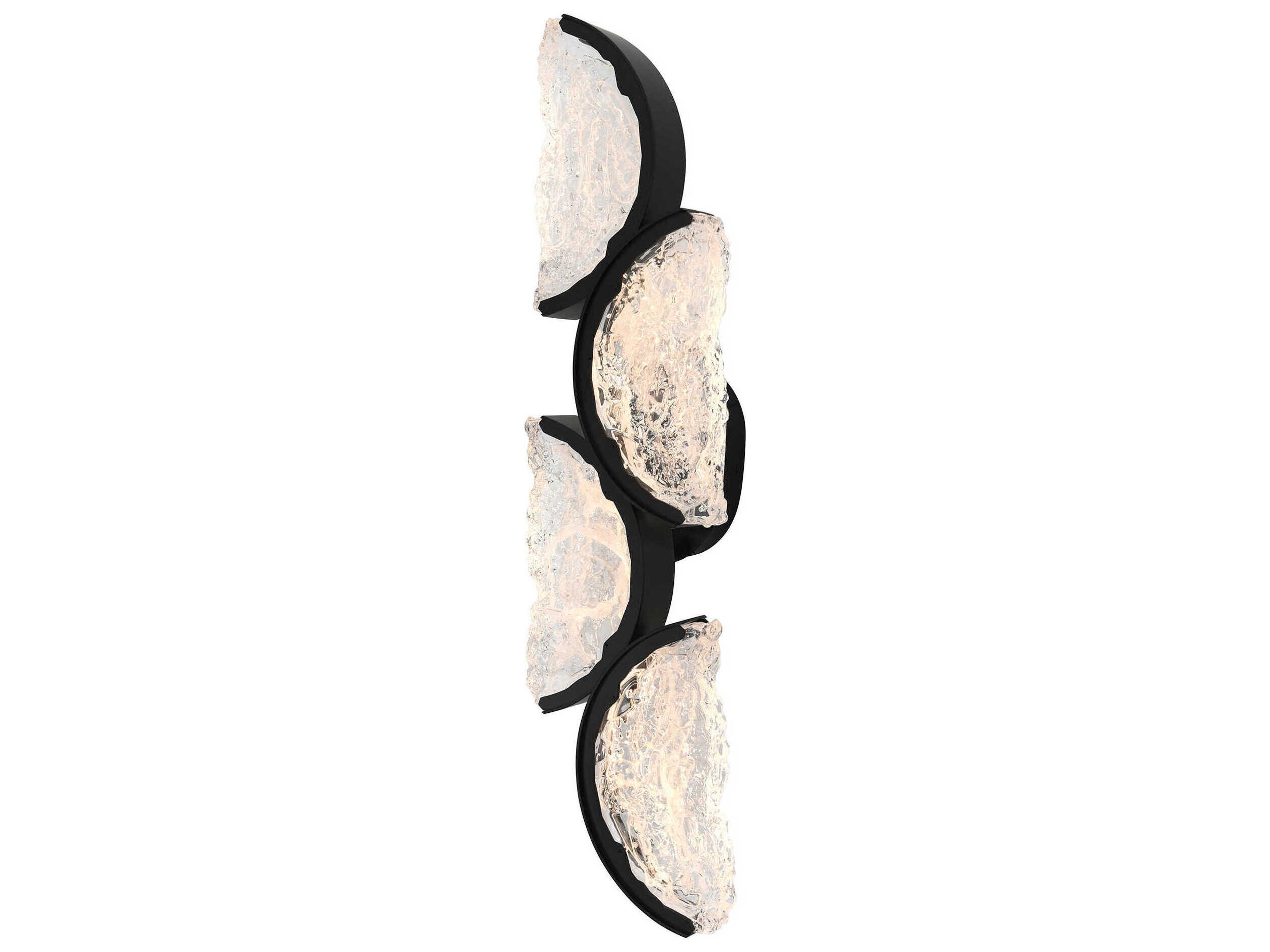 CWI Lighting Moon Black Wall Sconce