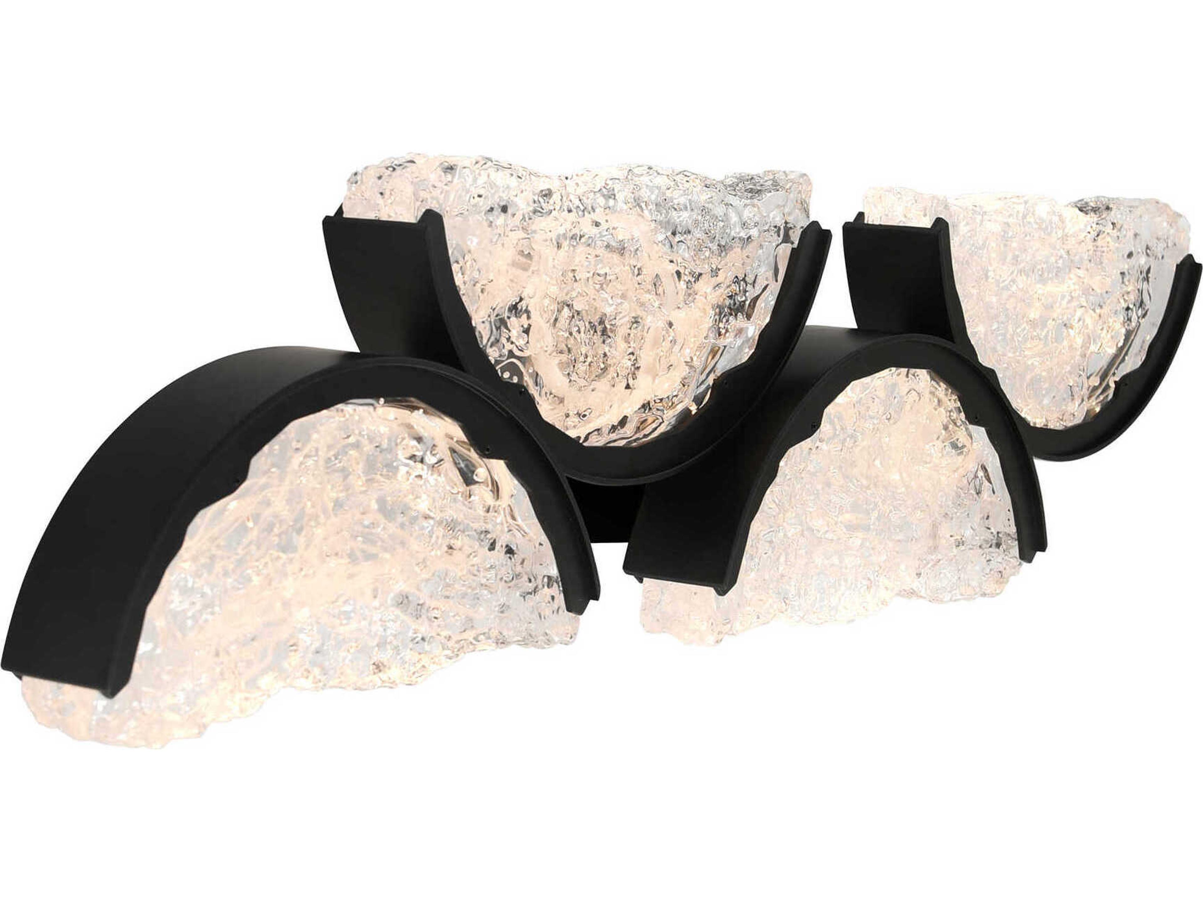 CWI Lighting Moon Black Wall Sconce