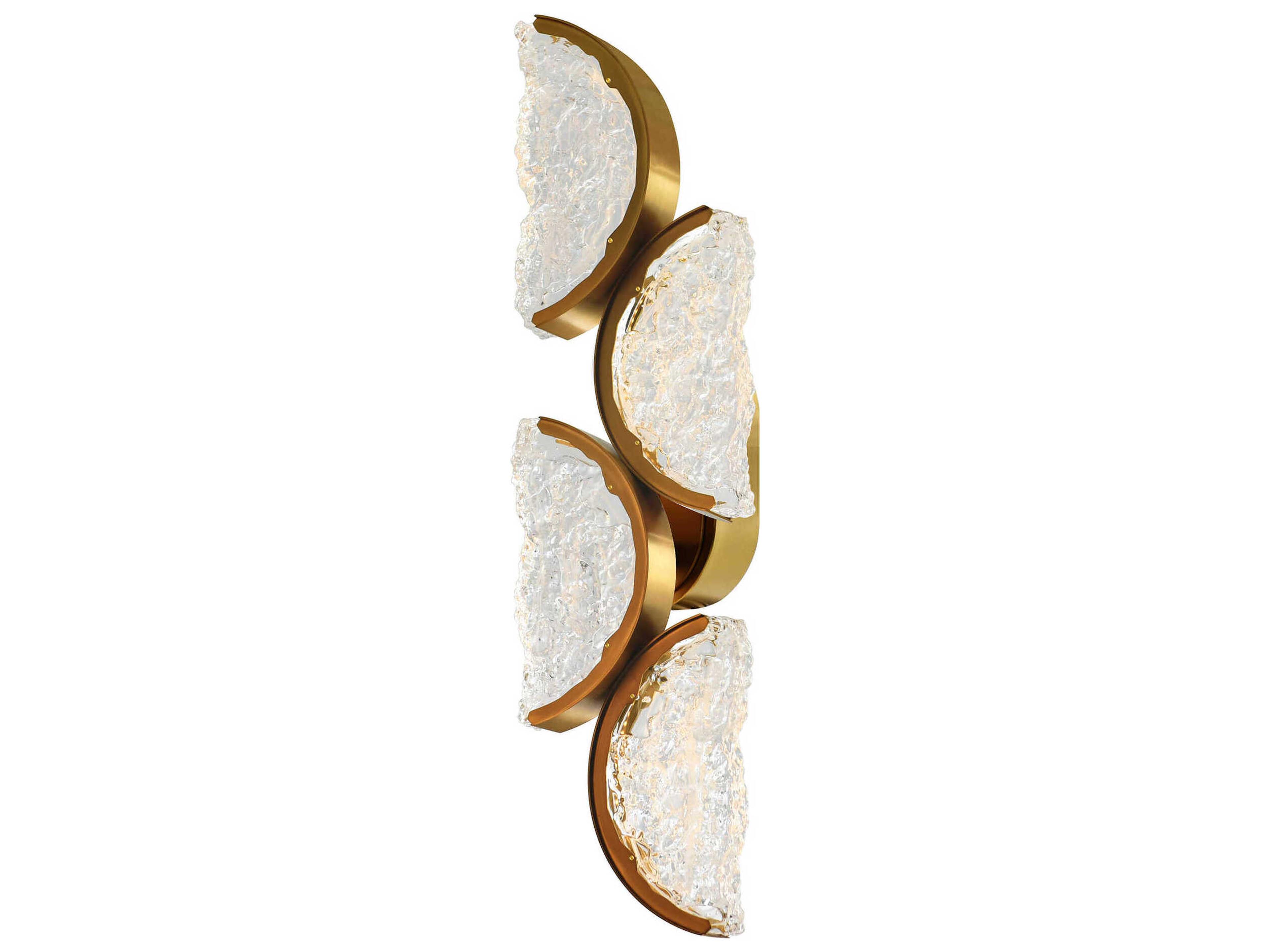CWI Lighting Moon Brass Wall Sconce