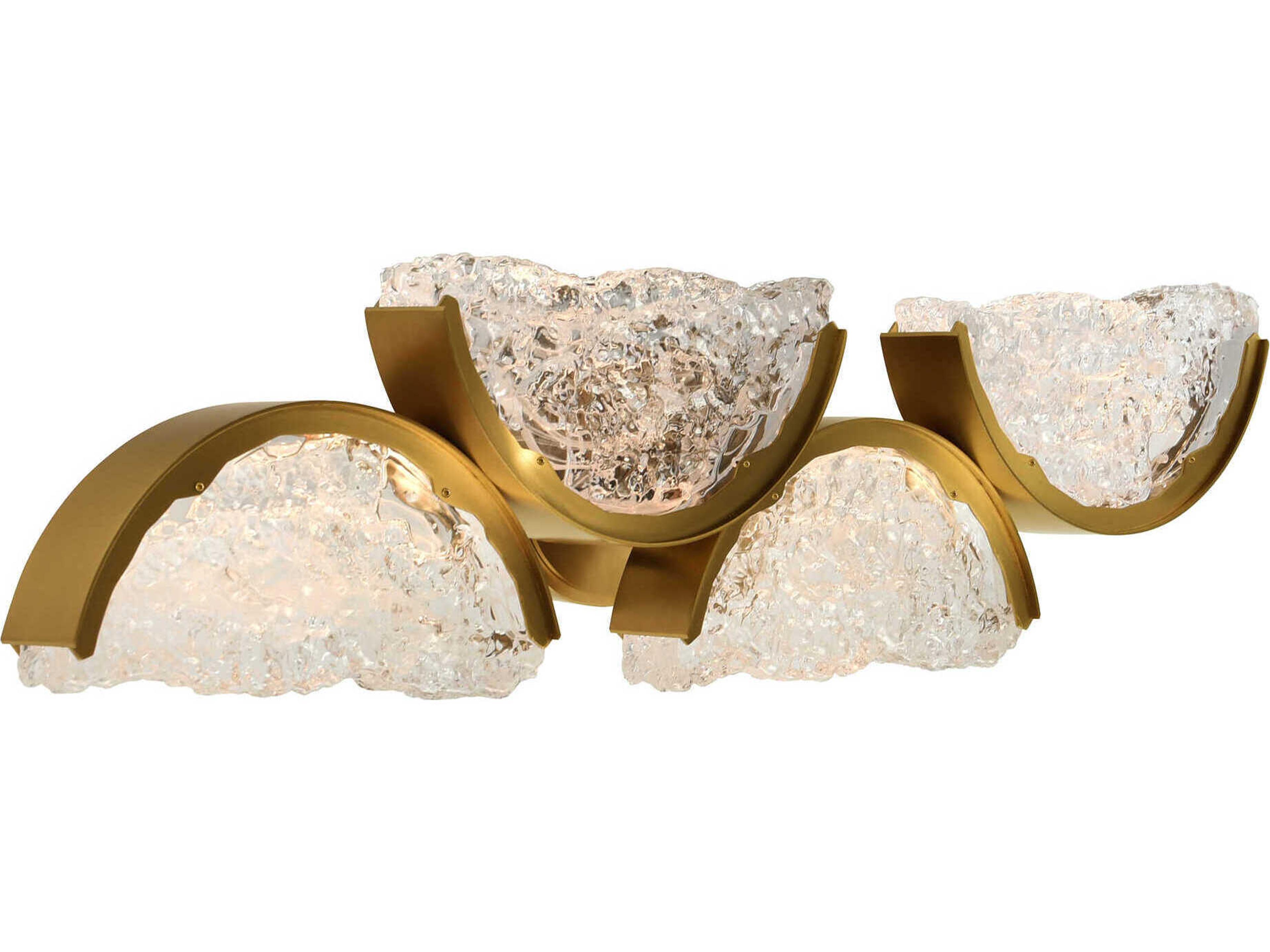 CWI Lighting Moon Brass Wall Sconce