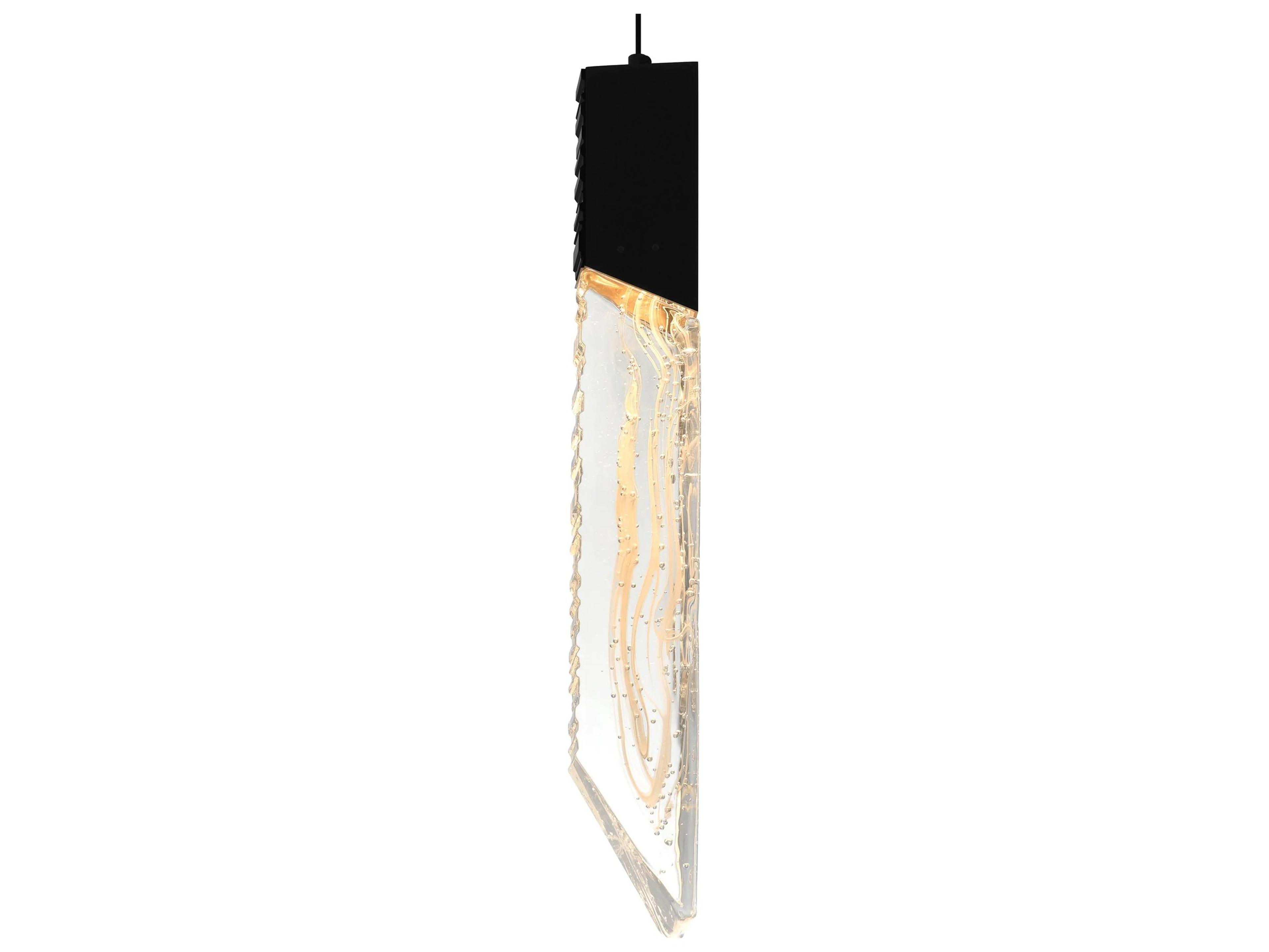 CWI Lighting Petra Black LED Tiered Pendant