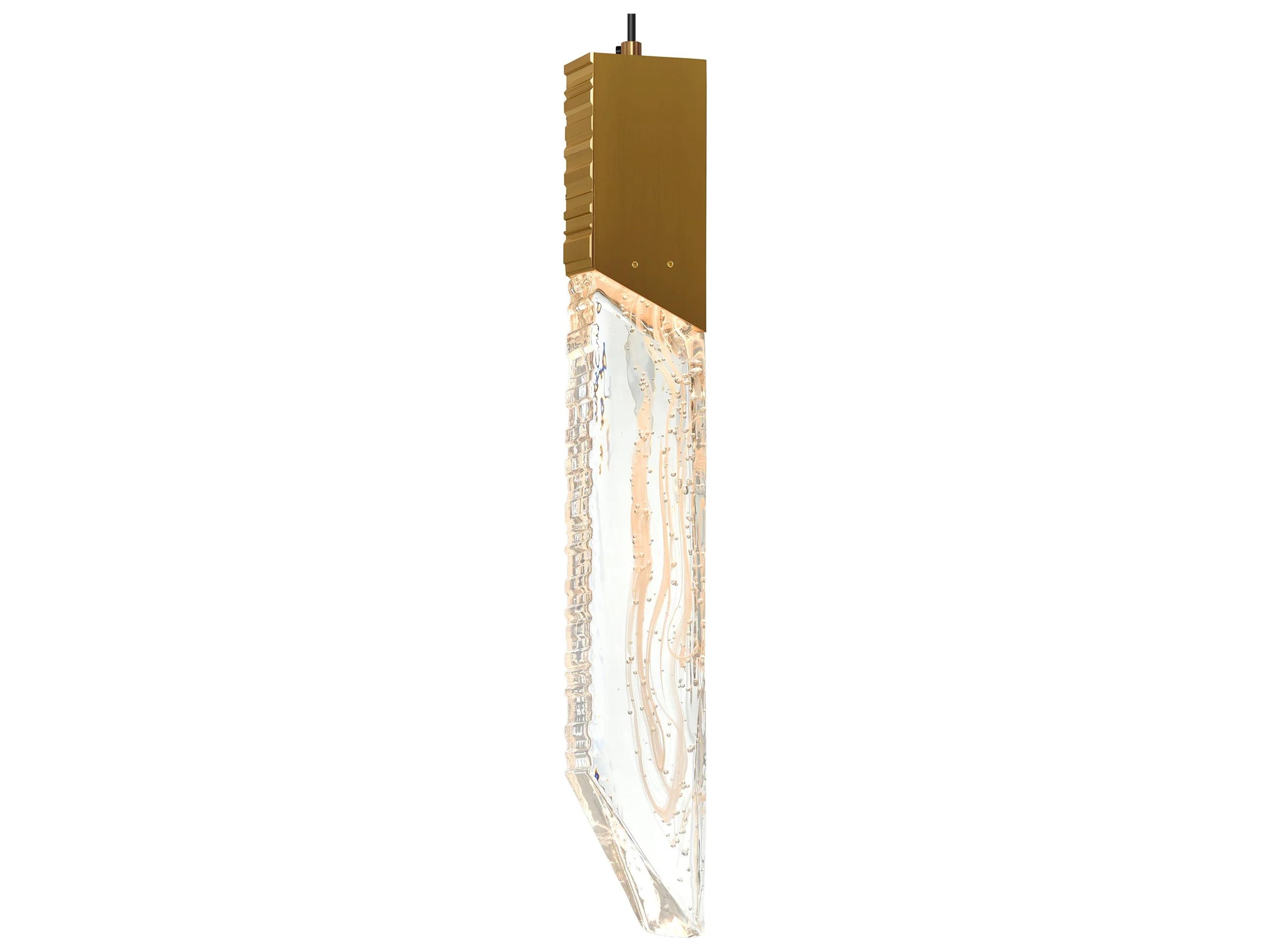 CWI Lighting Petra Brass LED Tiered Pendant
