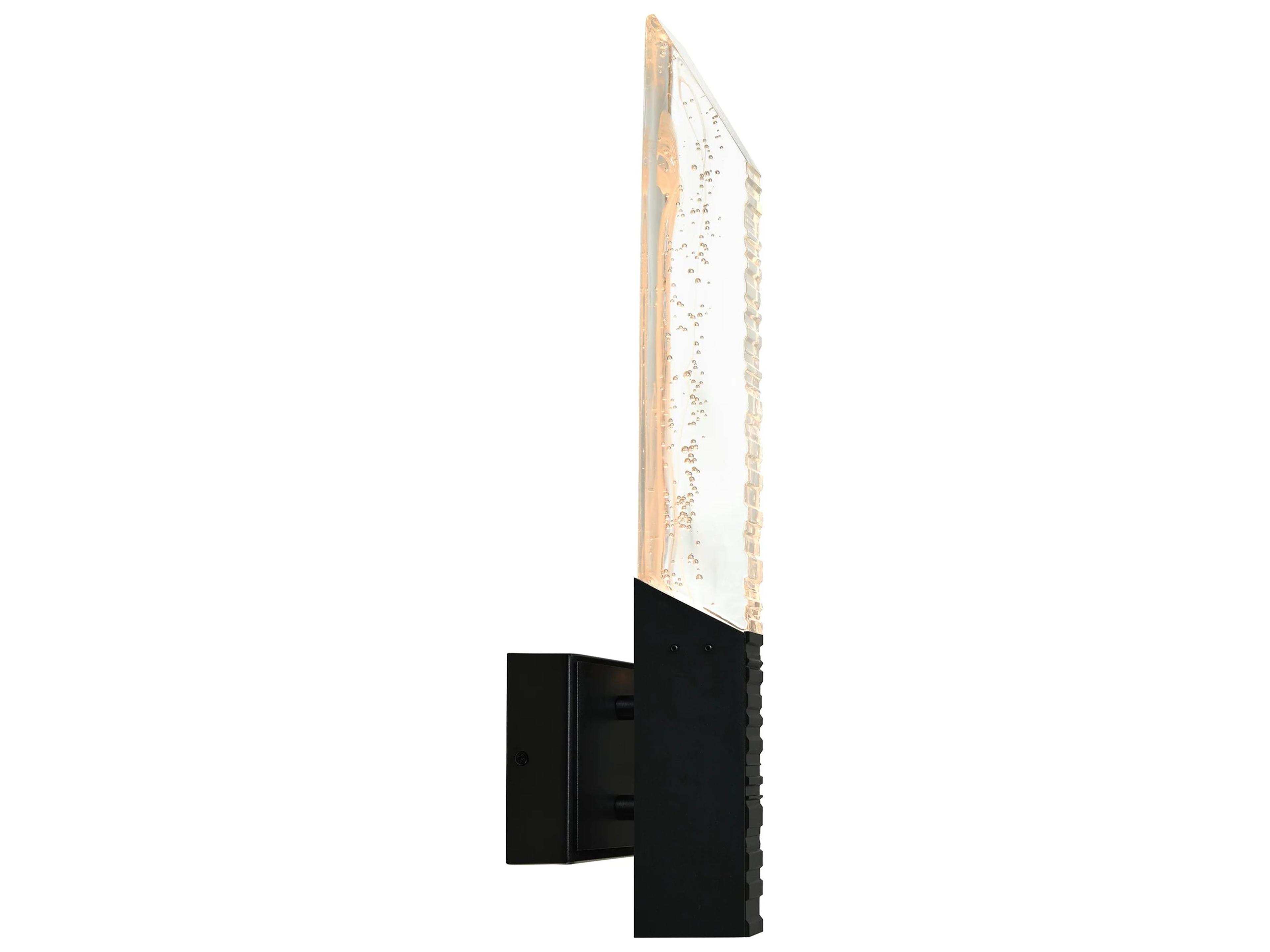 CWI Lighting Petra Sand Black LED Wall Sconce