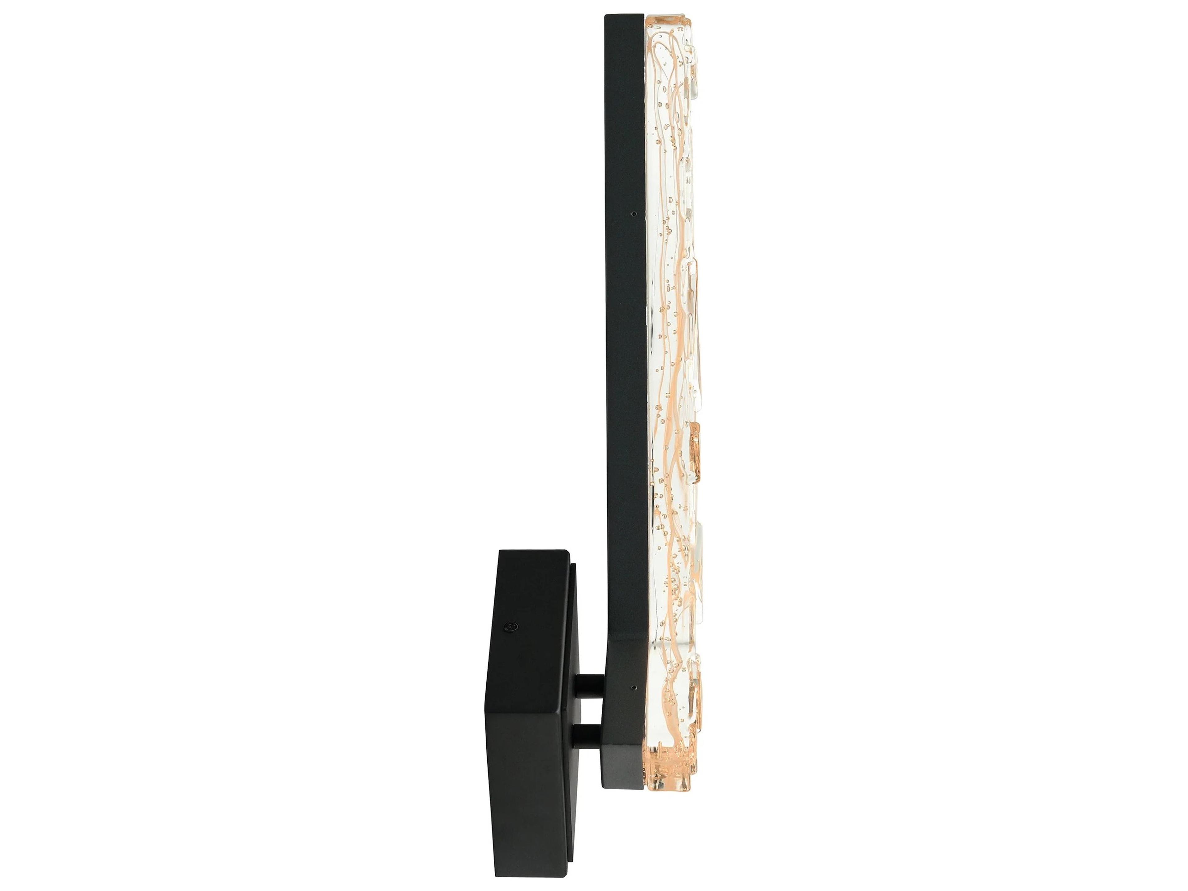 CWI Lighting Contour Sand Black LED Wall Sconce