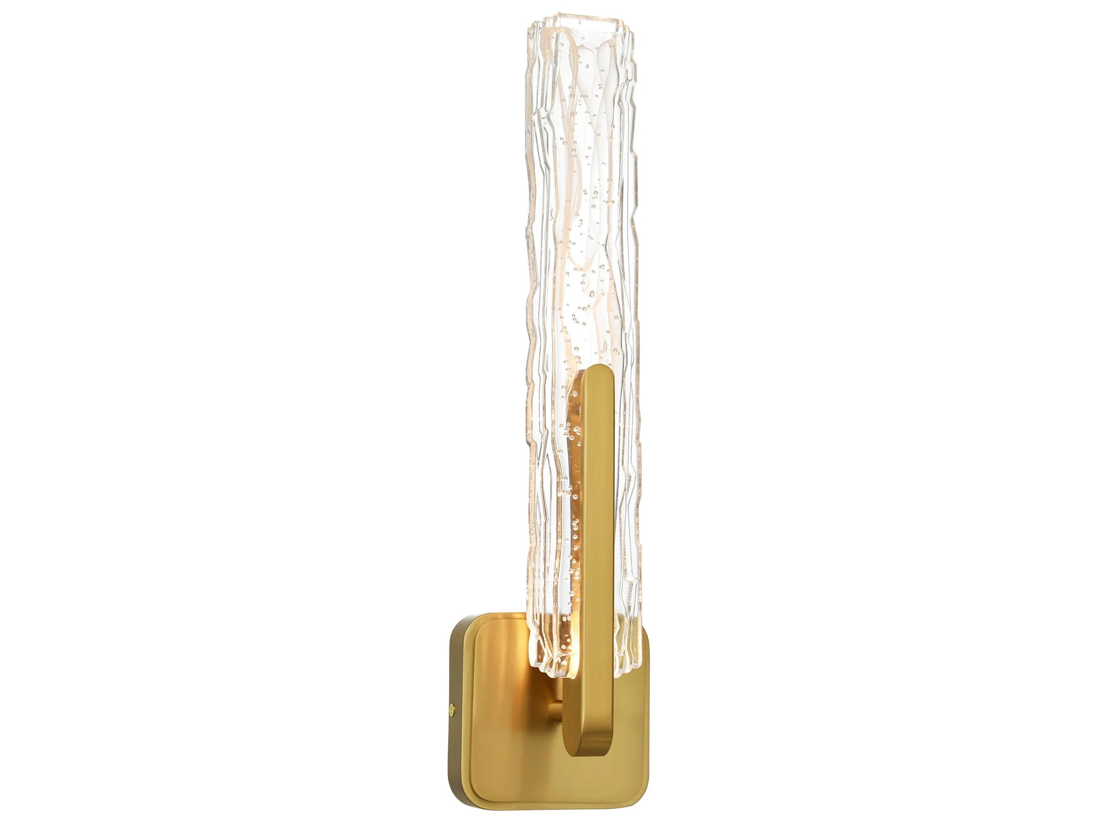 Curva Brass Gold LED Wall Sconce