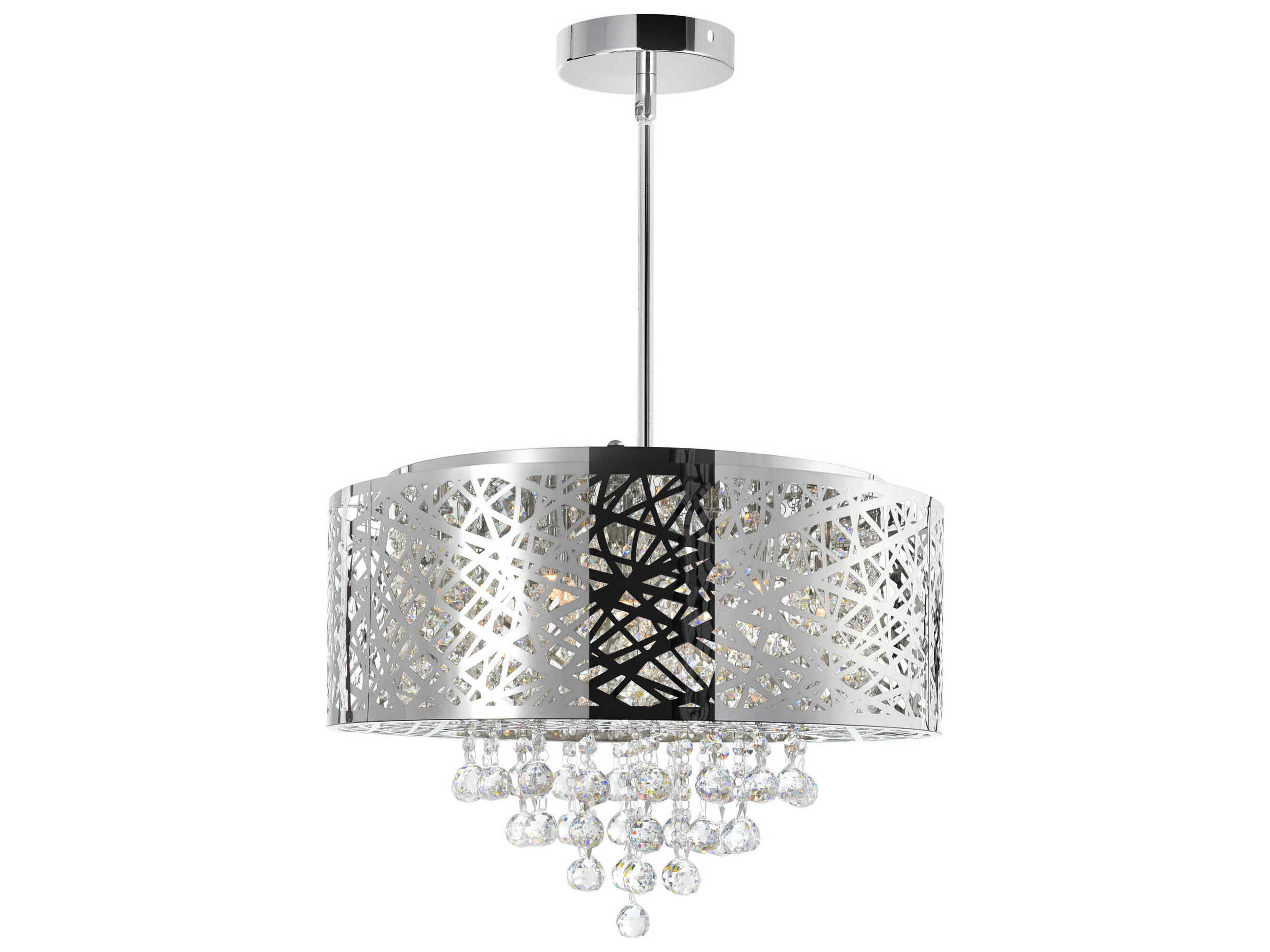 Eternity 9-Light Stainless Steel Chandelier
