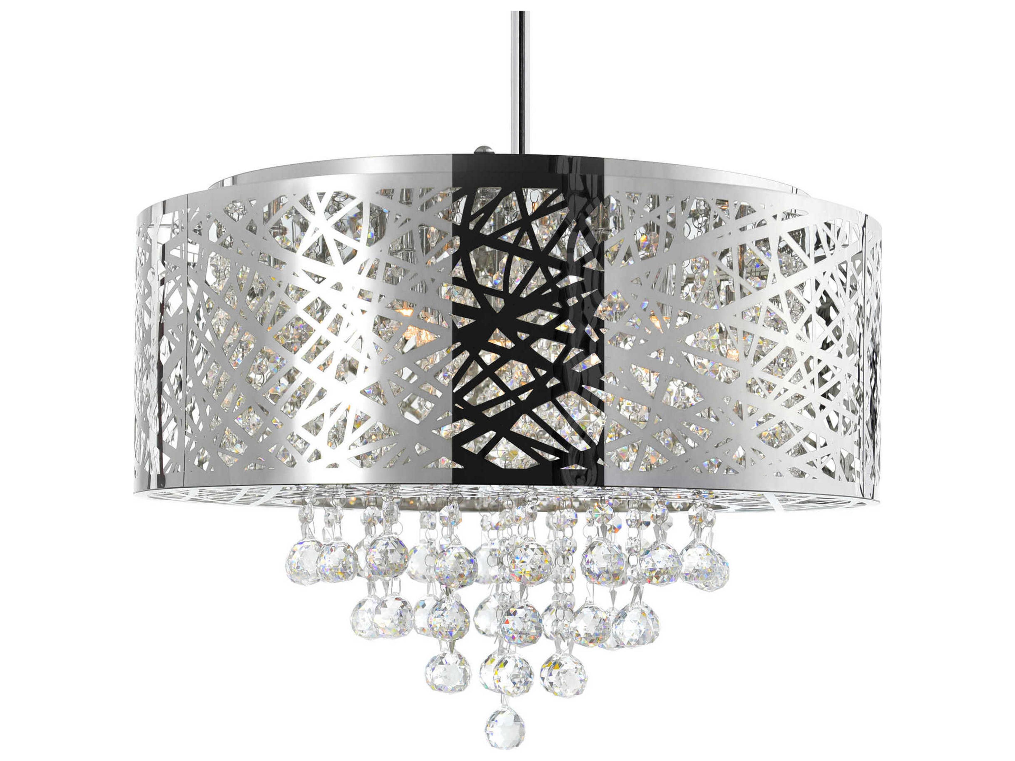 CWI Lighting Eternity 9-Light Stainless Steel Chandelier