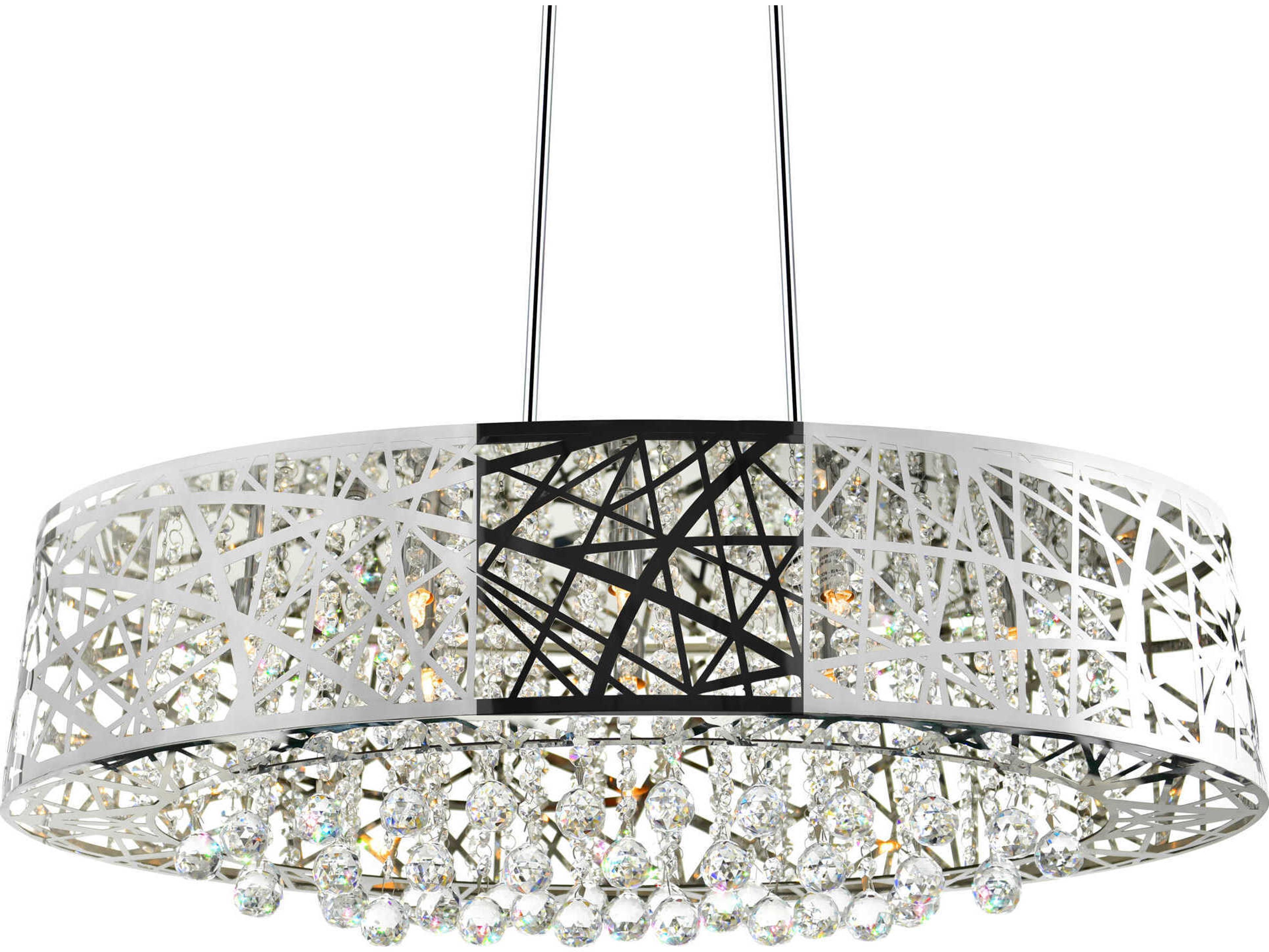 CWI Lighting Eternity 8-Light Stainless Steel Island Pendant