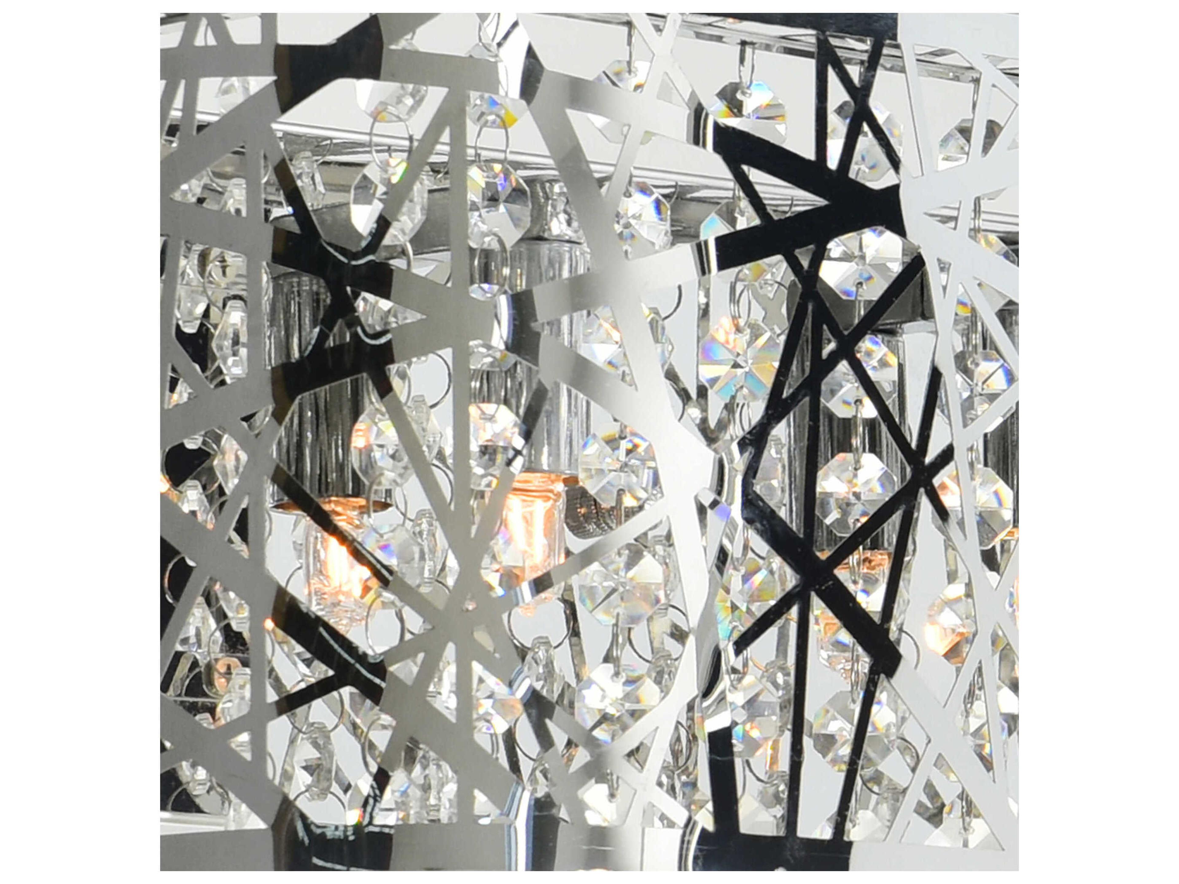 CWI Lighting Eternity 4-Light Stainless Steel Vanity Light