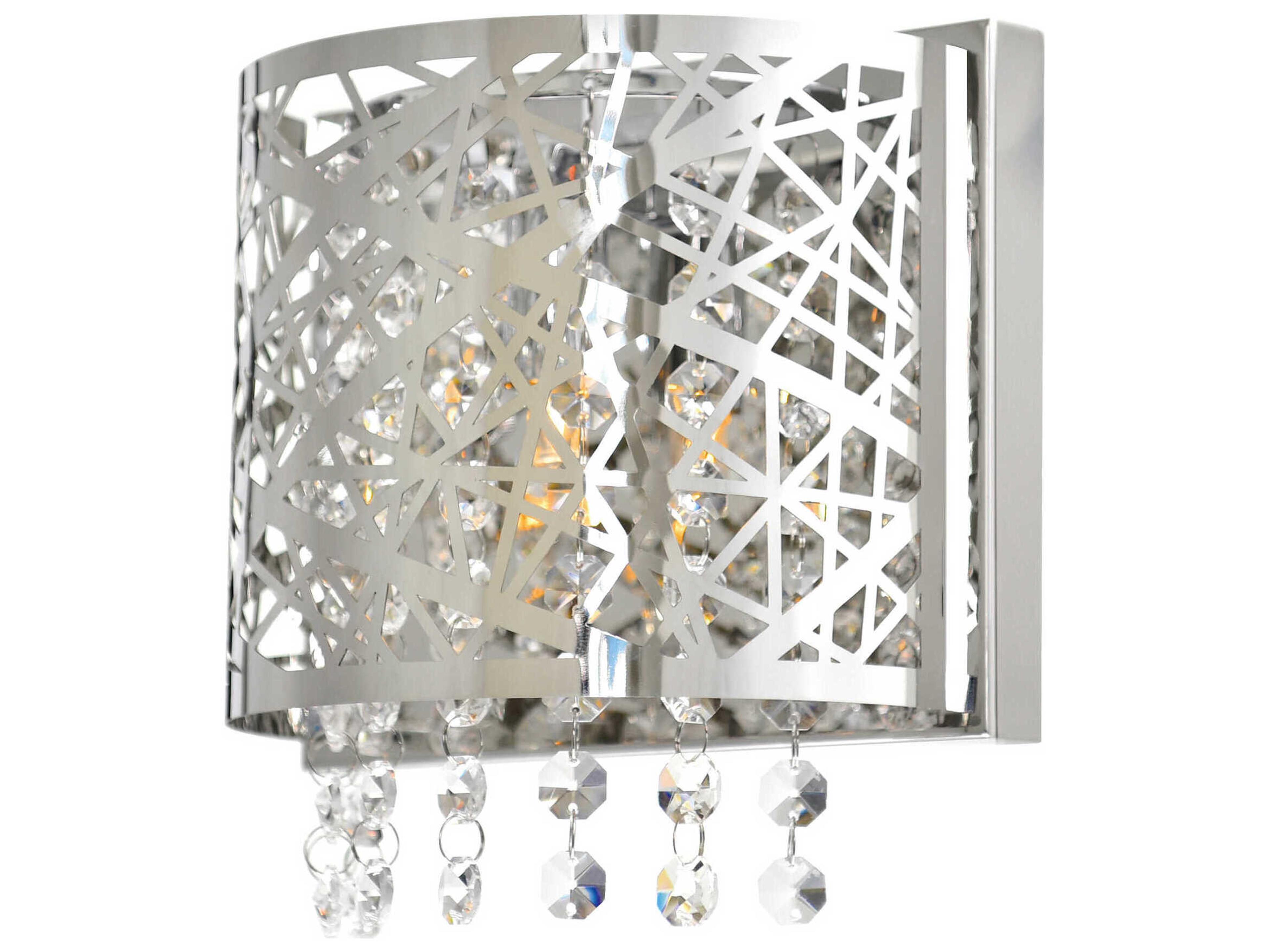 CWI Lighting Eternity 1-Light Stainless Steel Wall Sconce