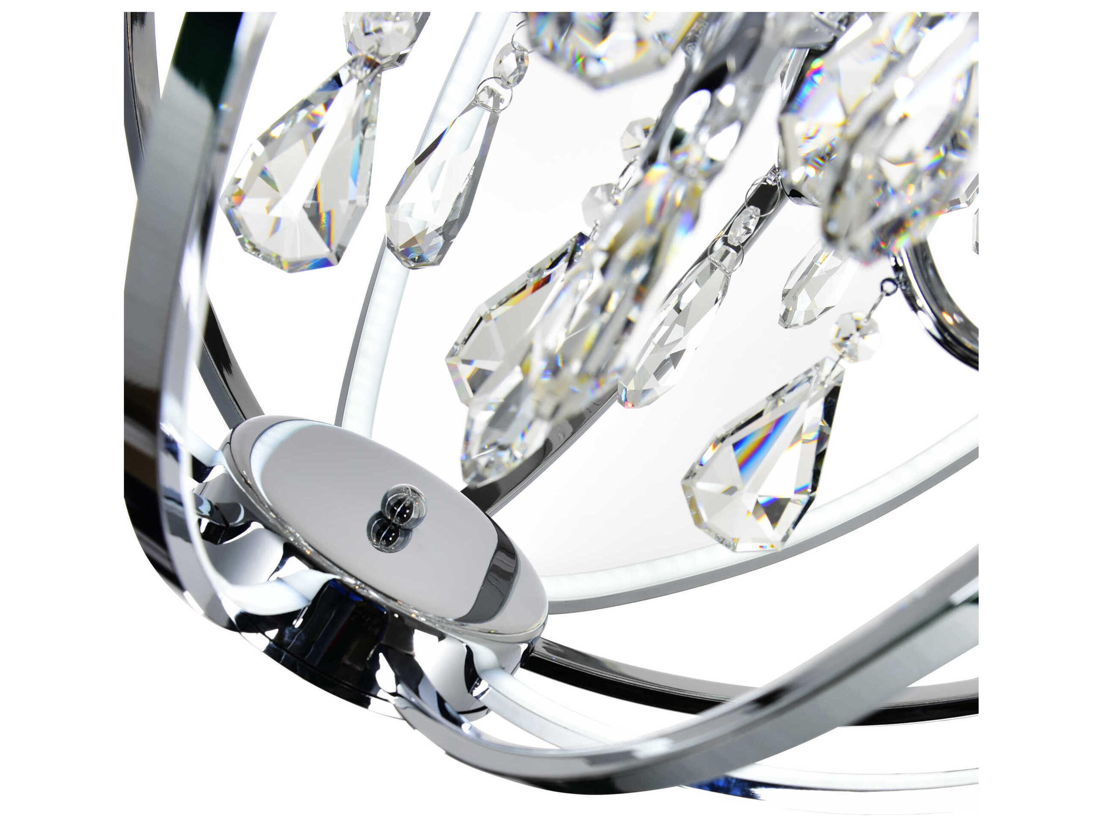 CWI Lighting Abia 5-Light Chrome Globe Chandelier