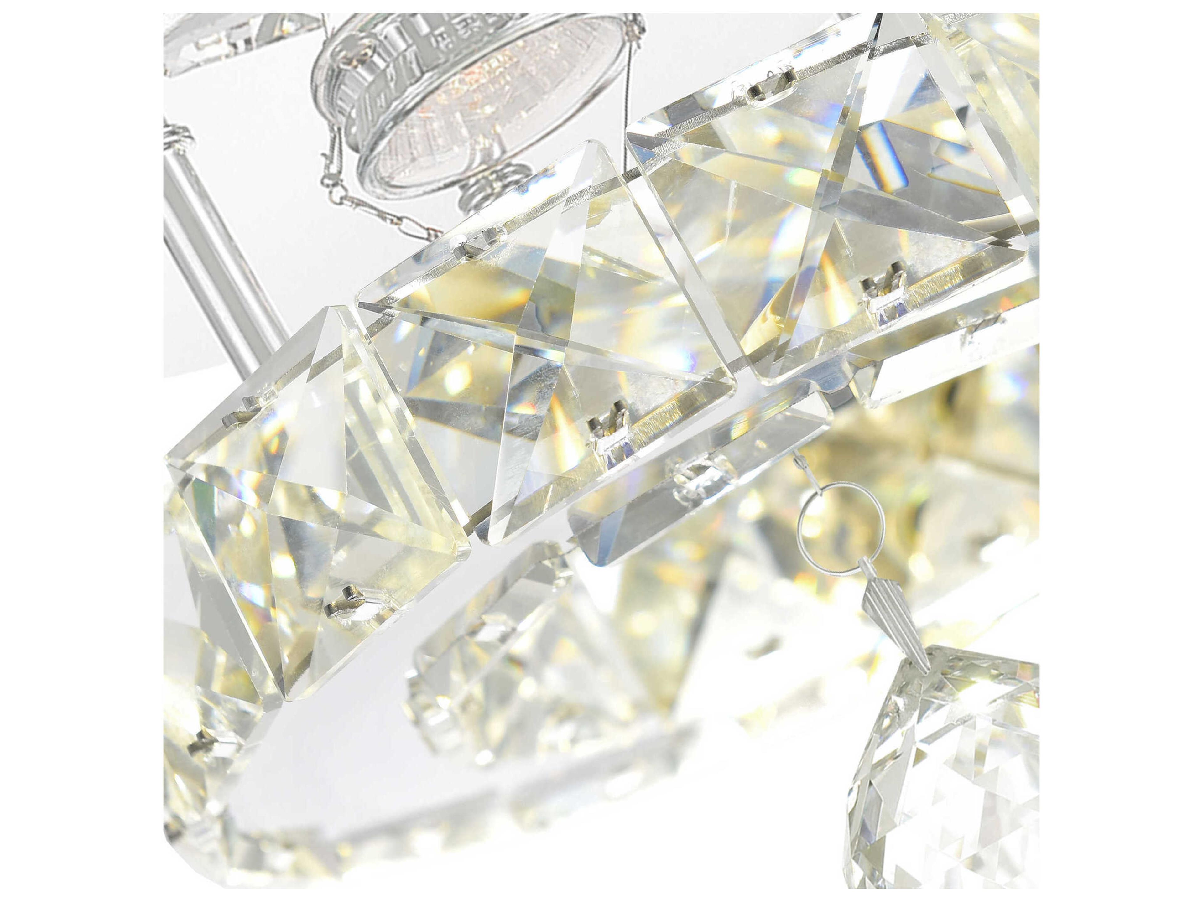 CWI Lighting Ring 1-Light Stainless Steel Round Flush Mount