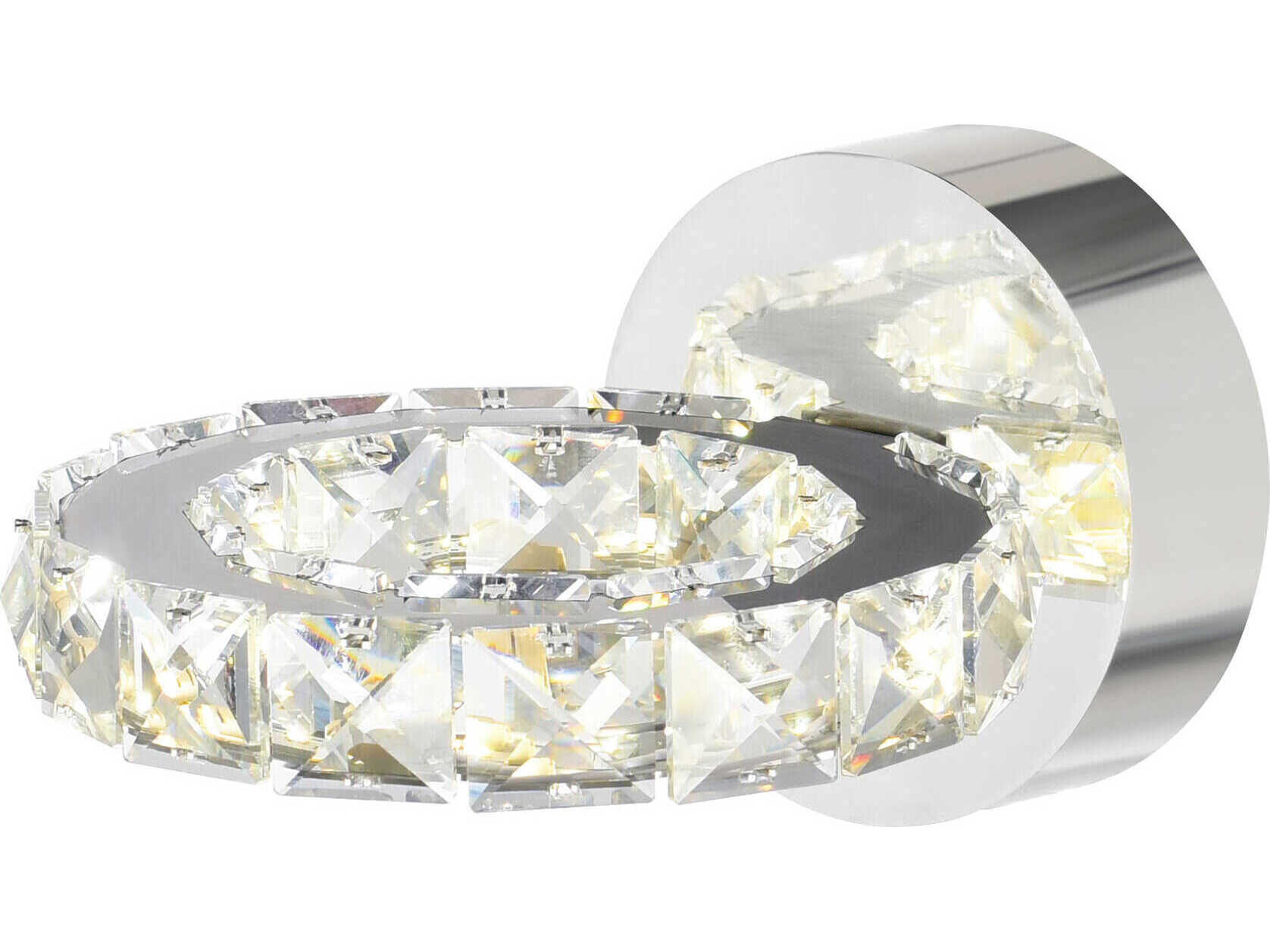 CWI Lighting Ring Stainless Steel Wall Sconce