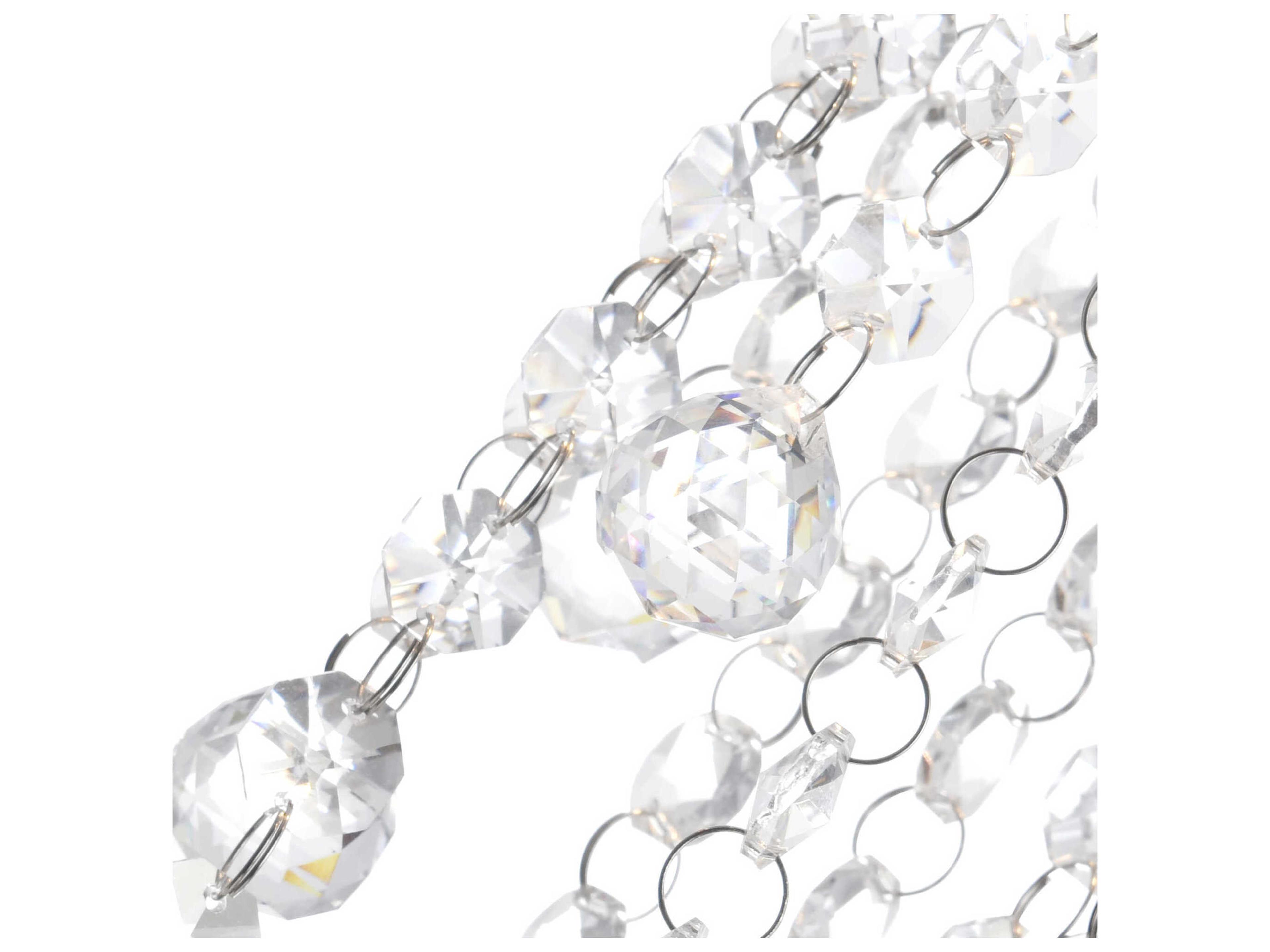 CWI Lighting Extended 9-Light Chrome Pendant