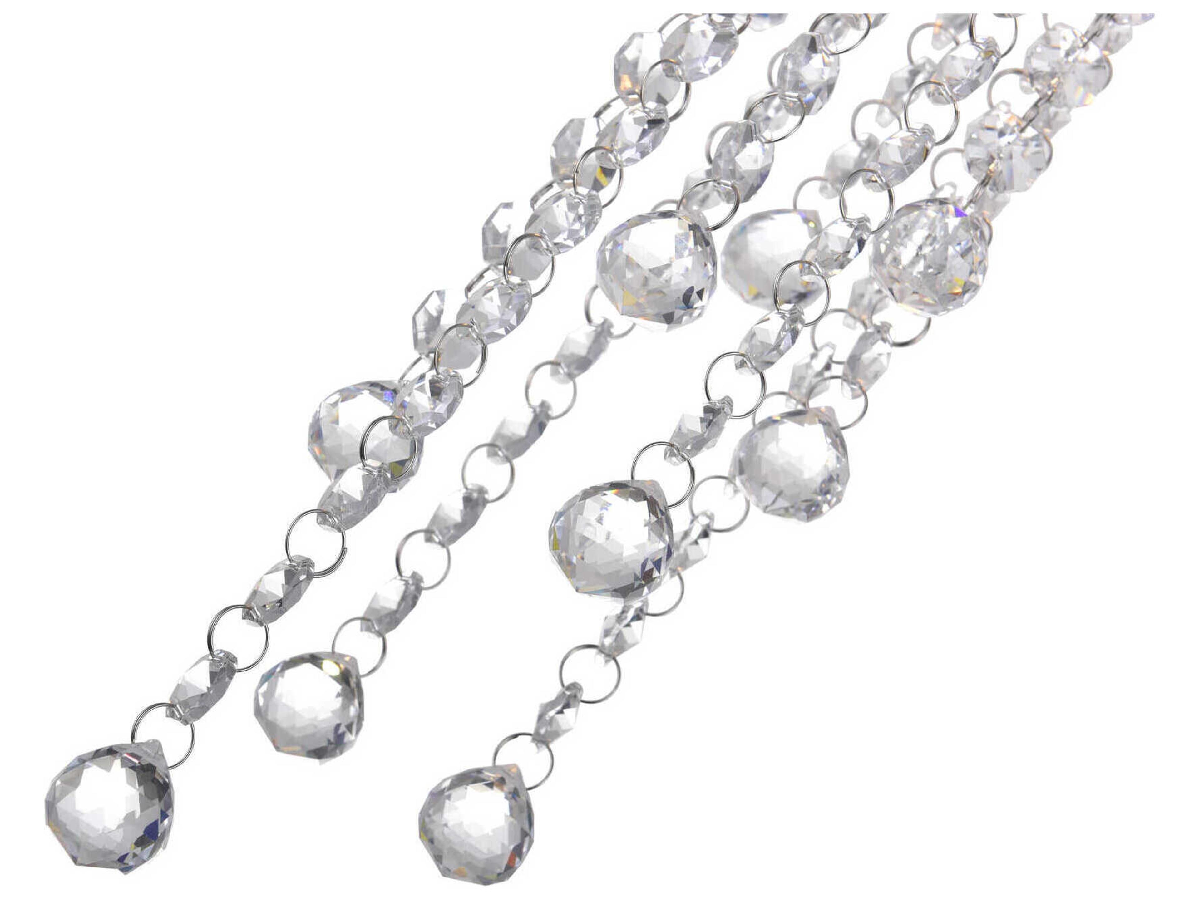 CWI Lighting Extended 1-Light Chrome Mini Pendant