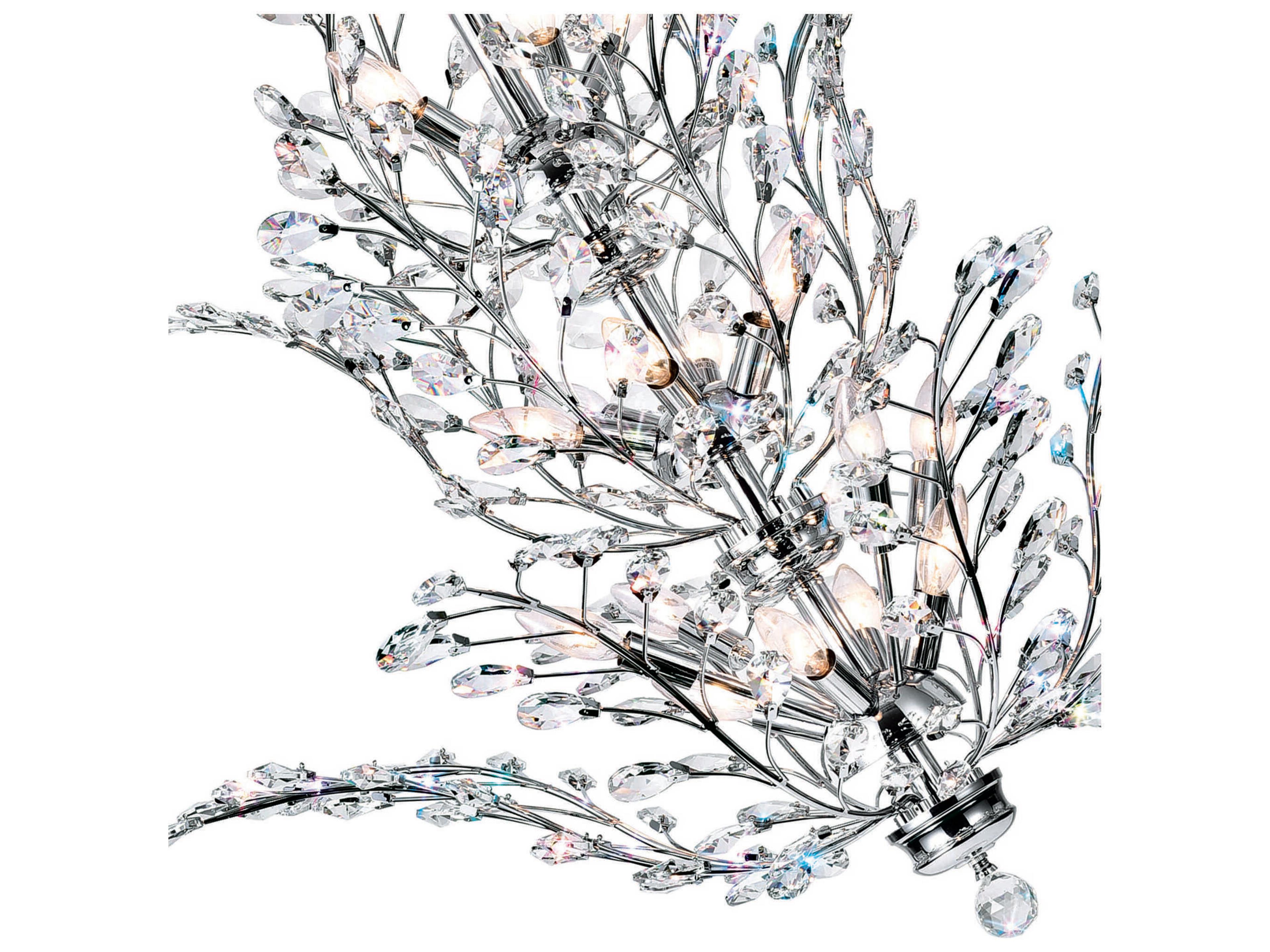 CWI Lighting Ivy 18-Light Chrome Chandelier