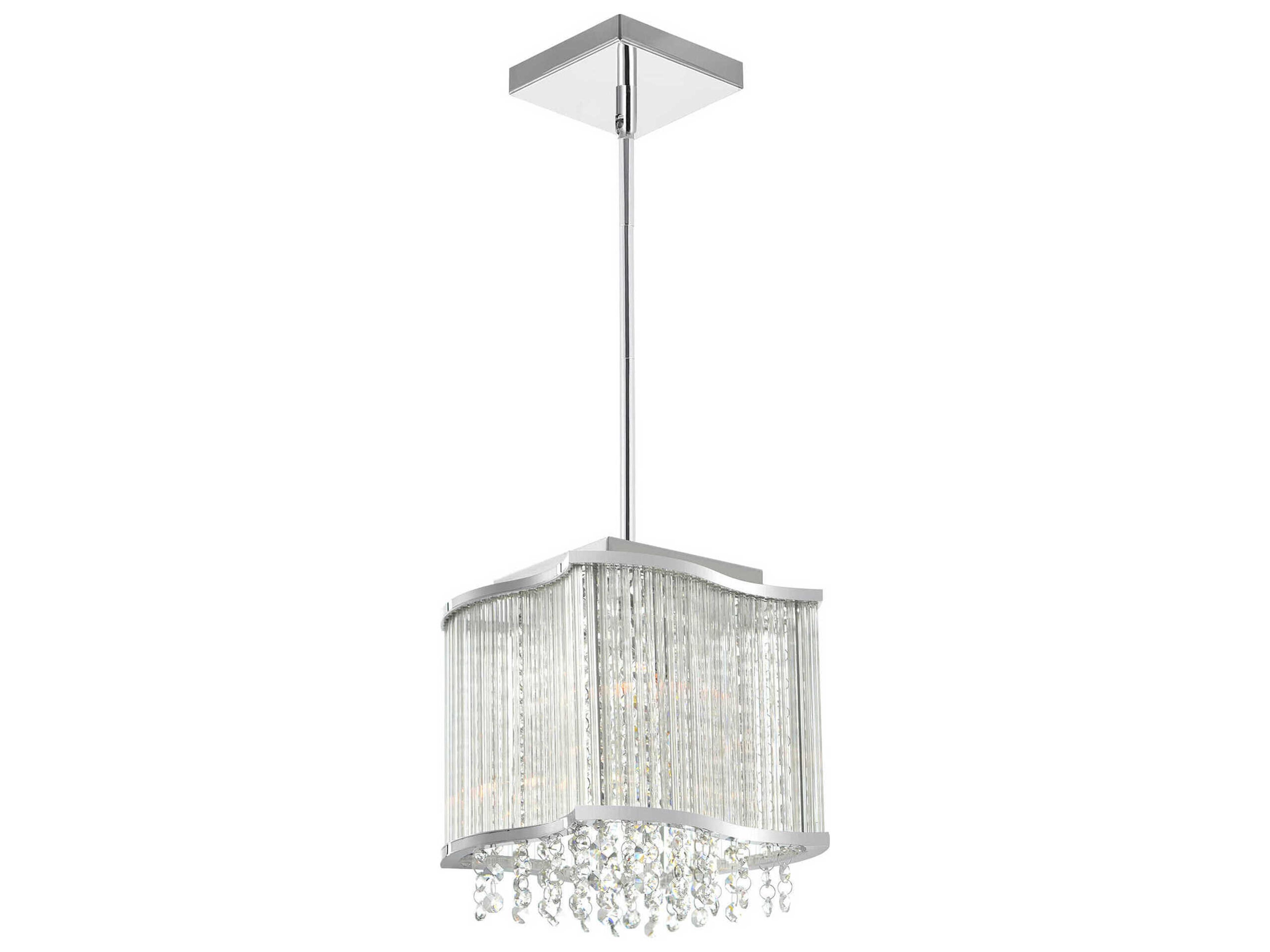 Elsa 3-Light Chrome Mini Pendant