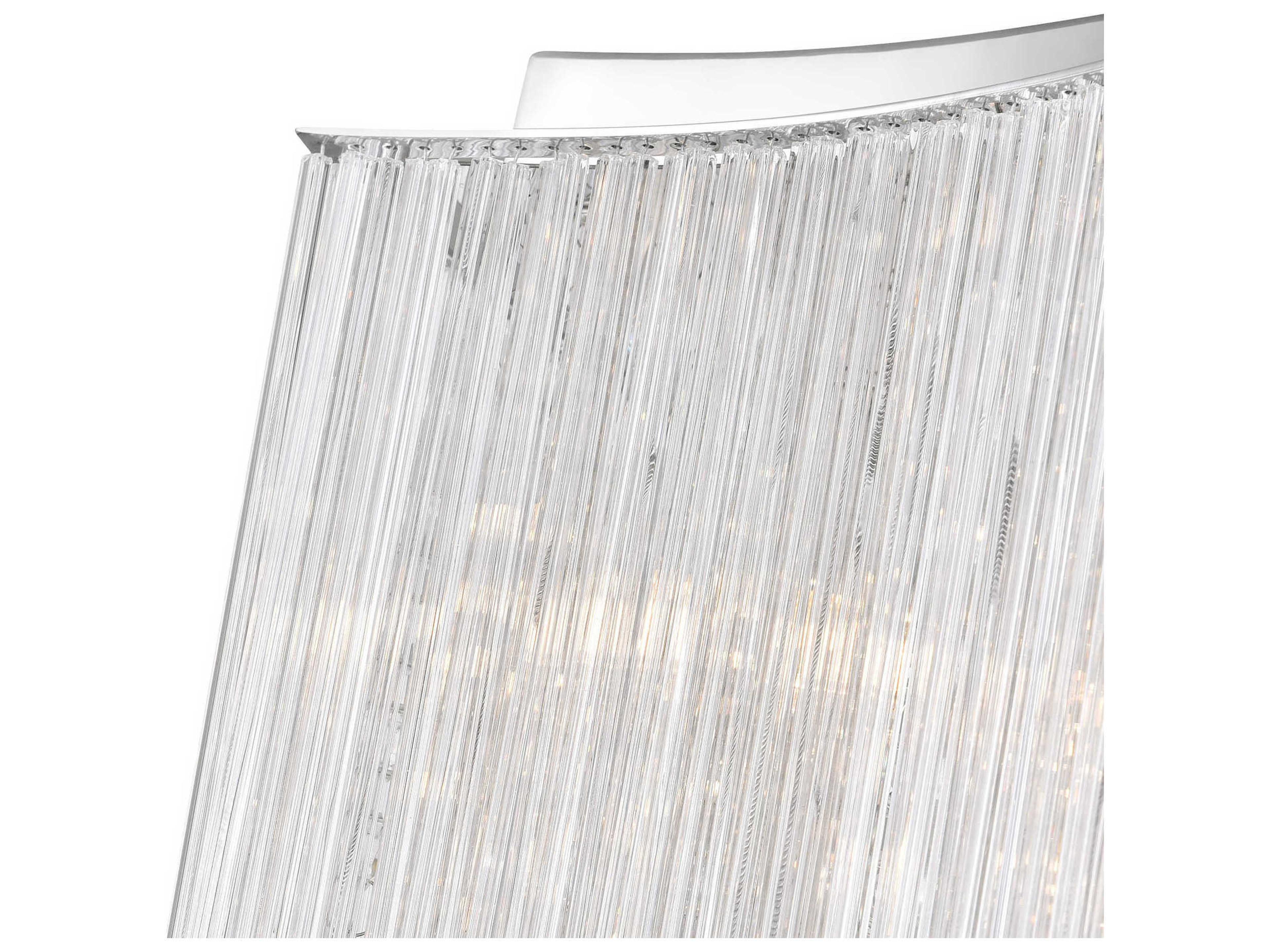 CWI Lighting Elsa 10-Light Chrome Pendant