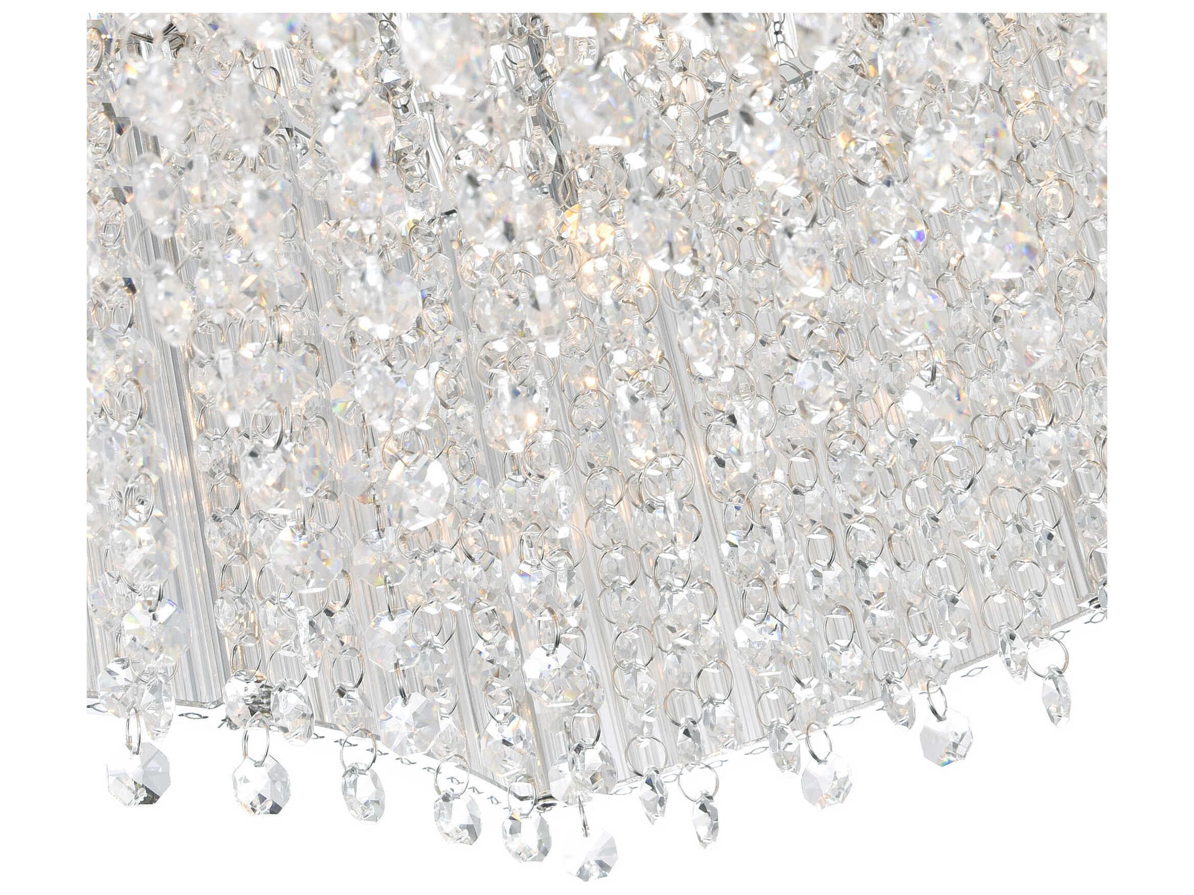 CWI Lighting Elsa 10-Light Chrome Pendant