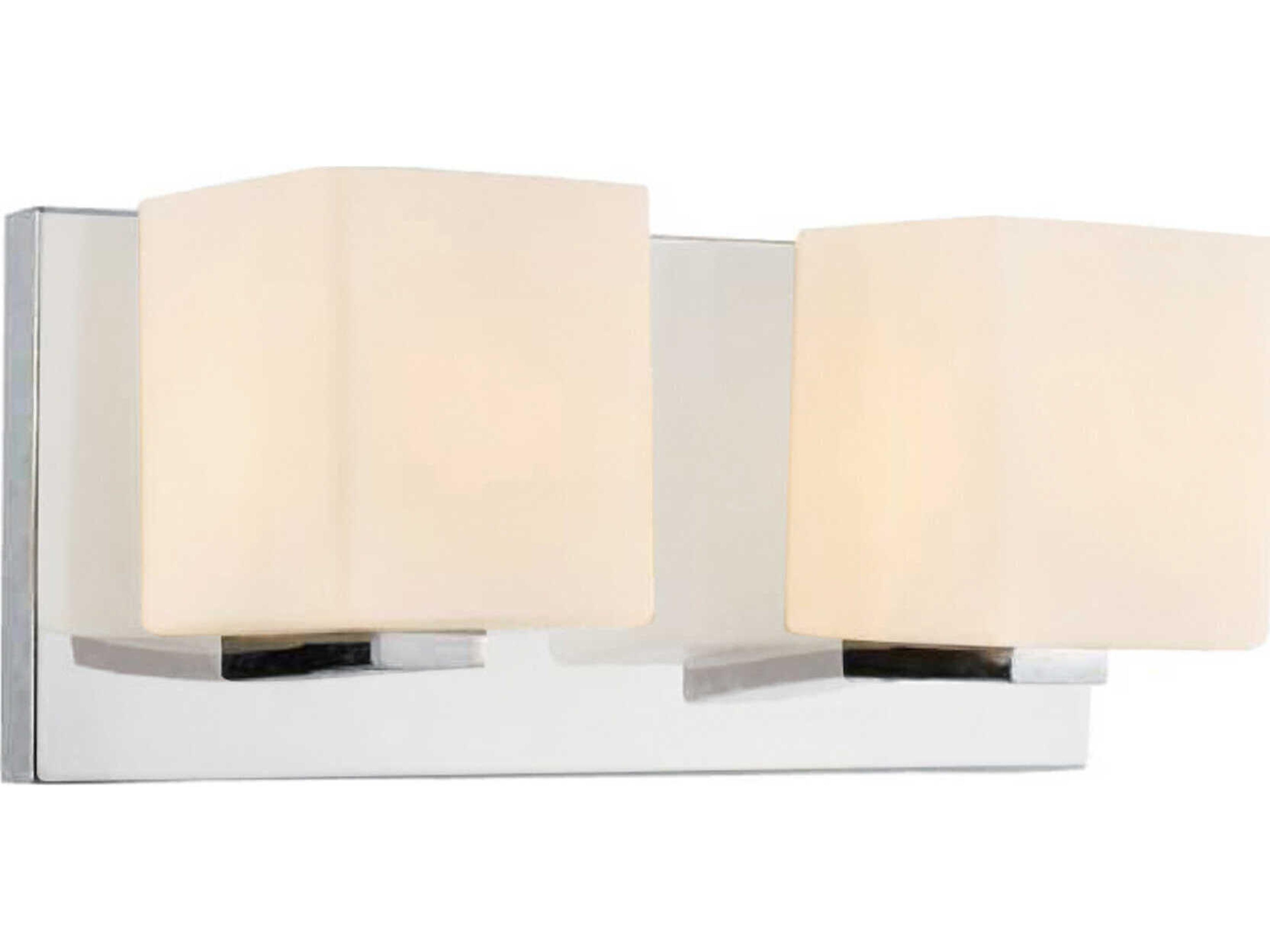 Cristini 2-Light Satin Nickel Vanity Light