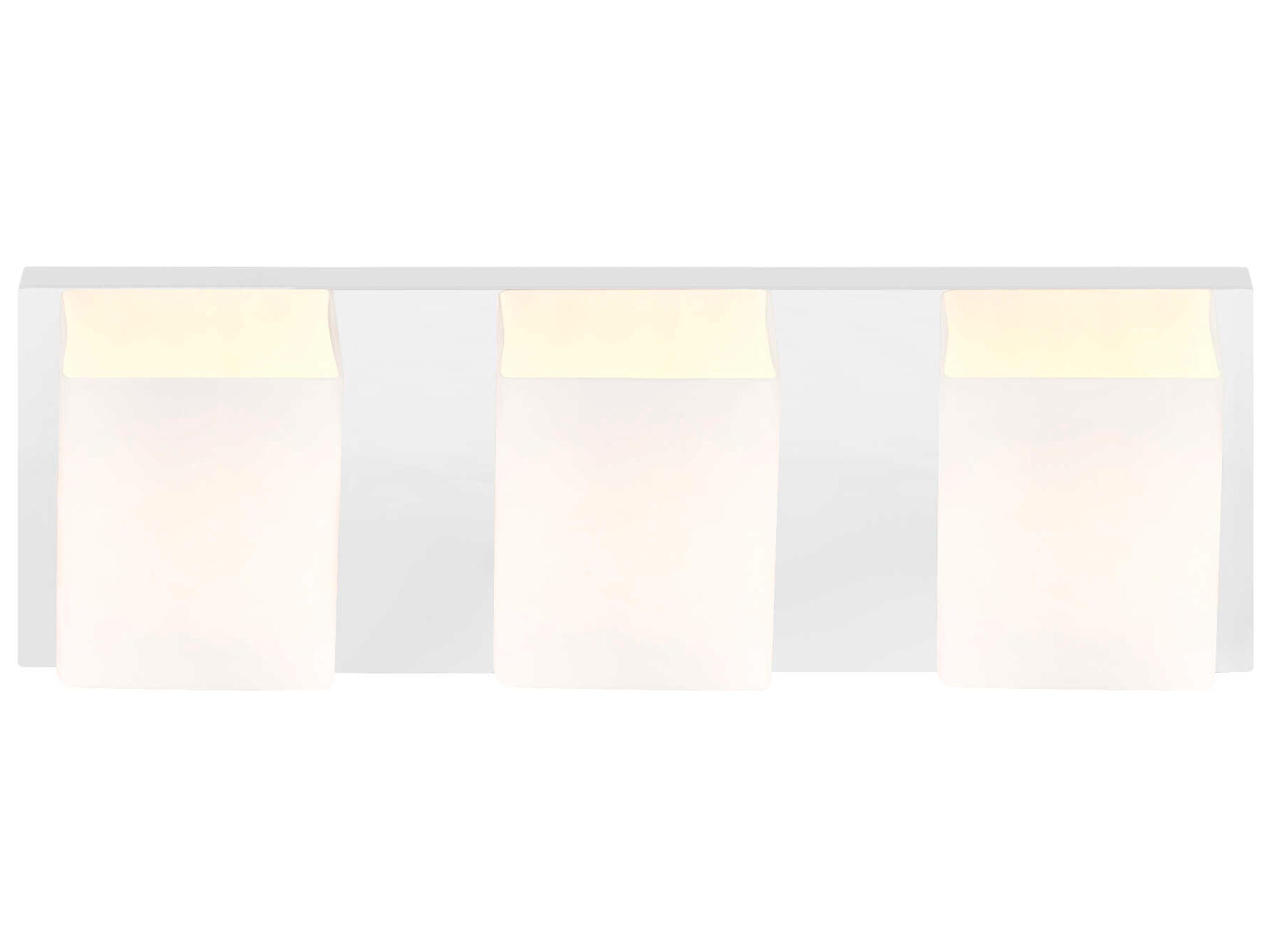 CWI Lighting Cristini 3-Light Satin Nickel Vanity Light