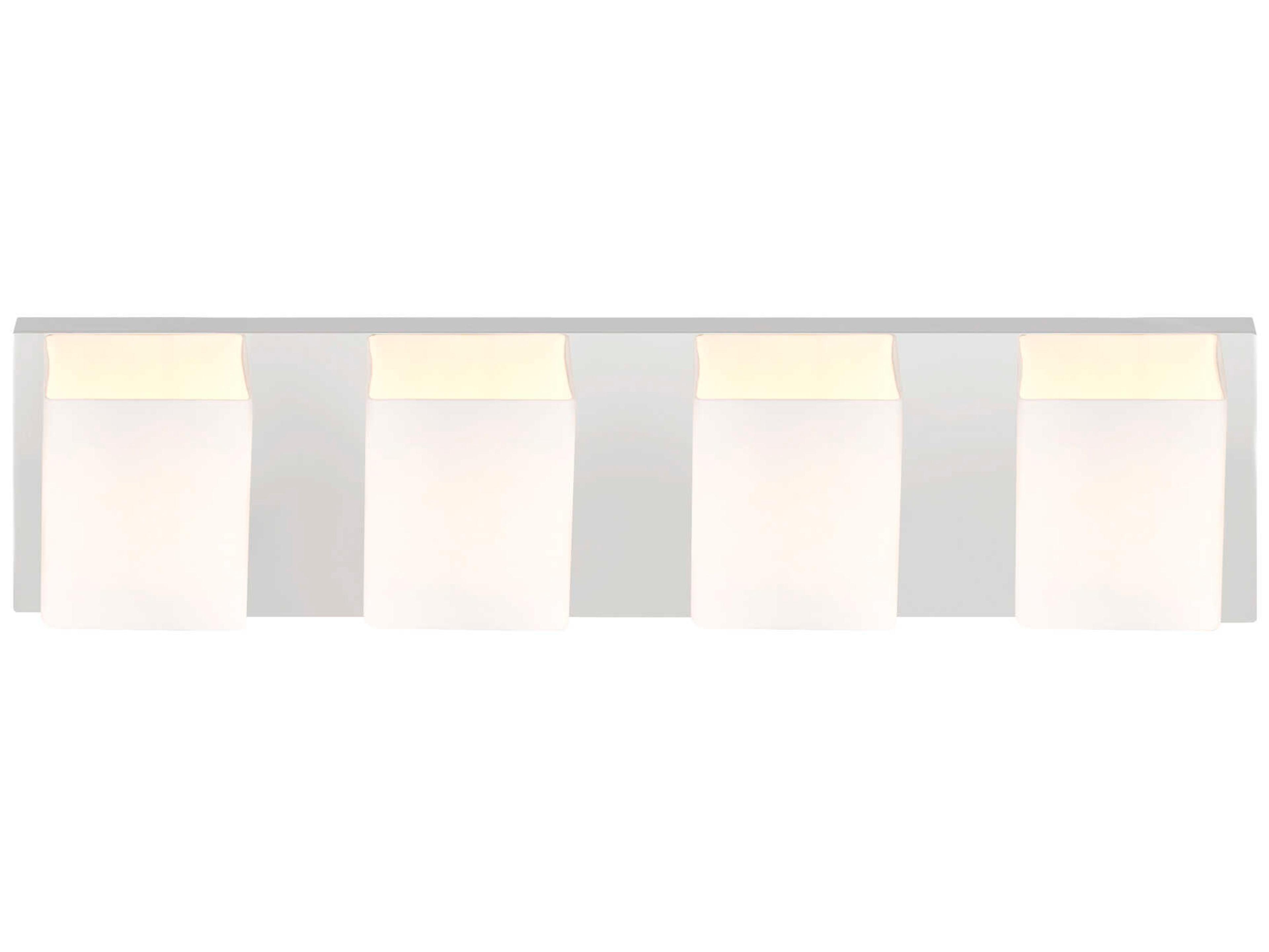 CWI Lighting Cristini 4-Light Satin Nickel Vanity Light