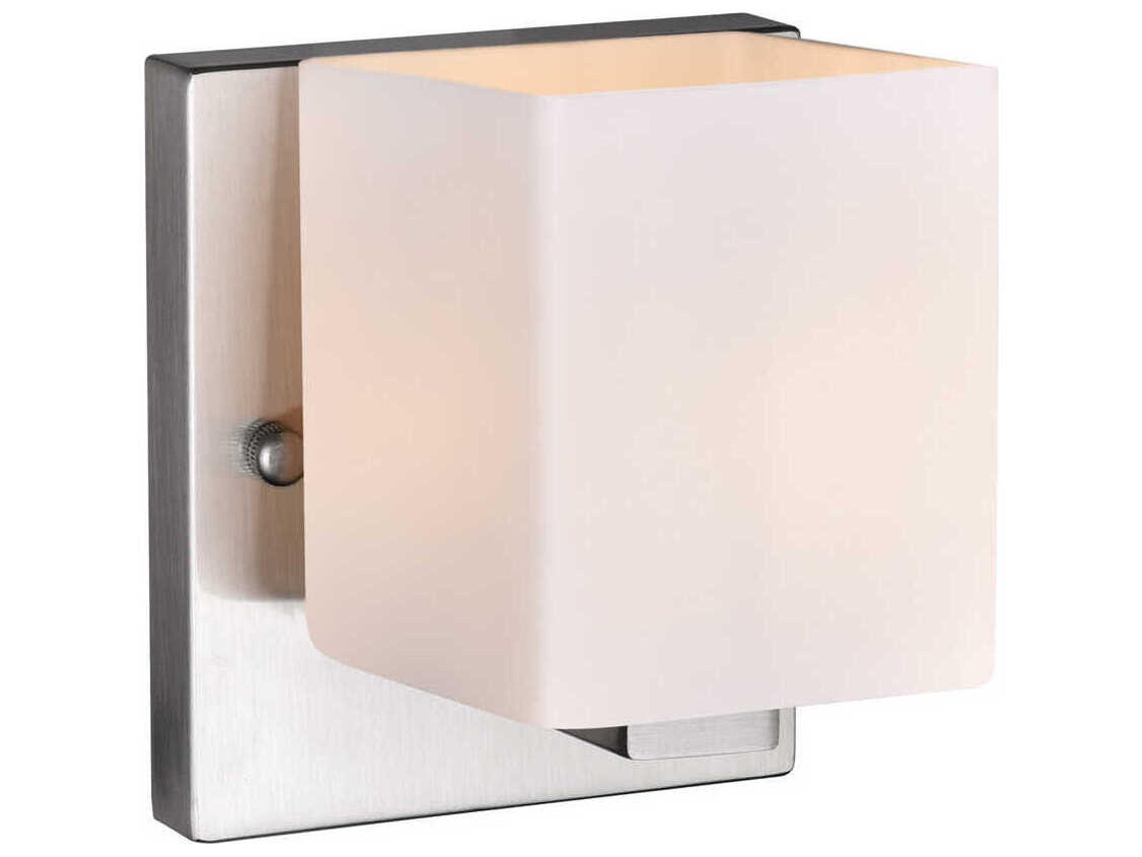 CWI Lighting Cristini 1-Light Satin Nickel Wall Sconce