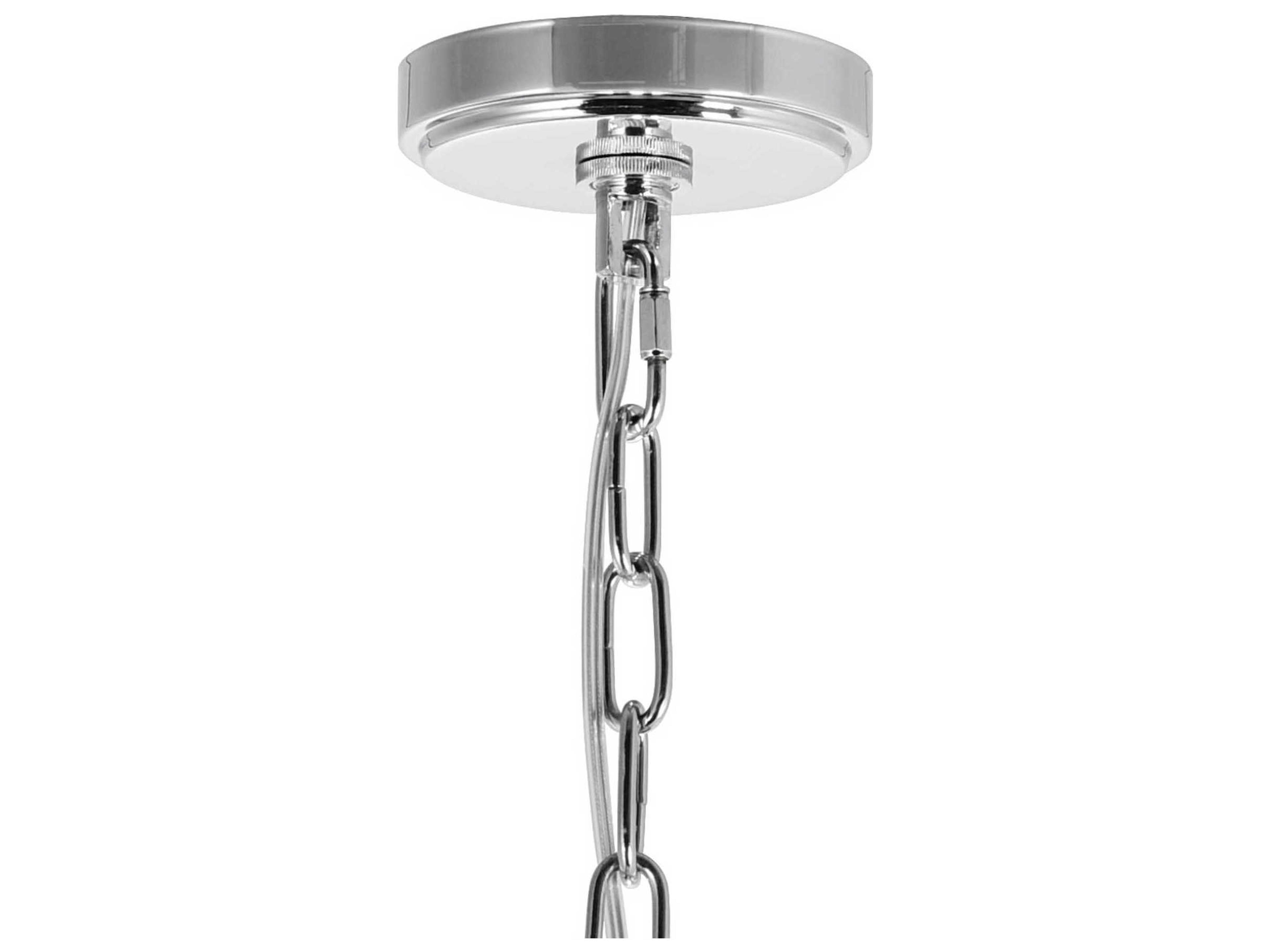 CWI Lighting Taylor 7-Light Chrome Empire Chandelier
