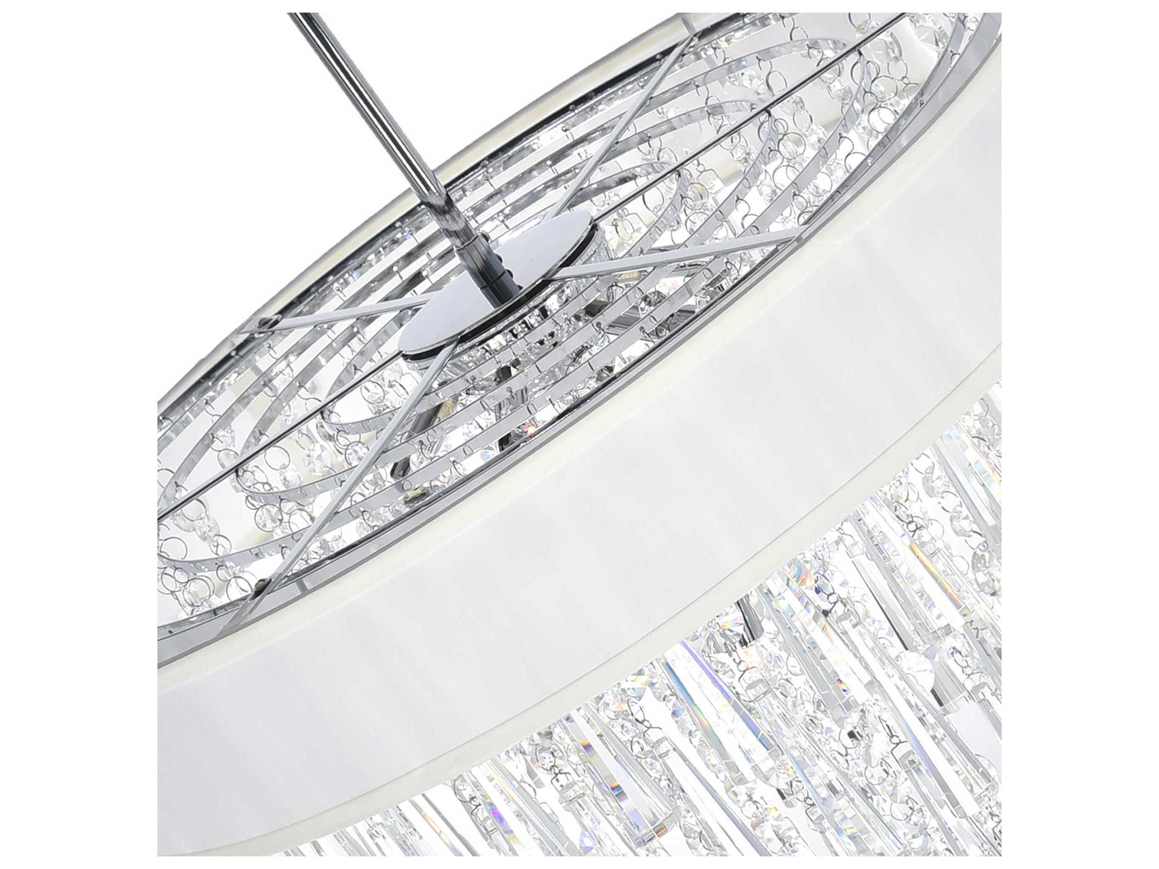 CWI Lighting Franca 8-Light Off White Chandelier