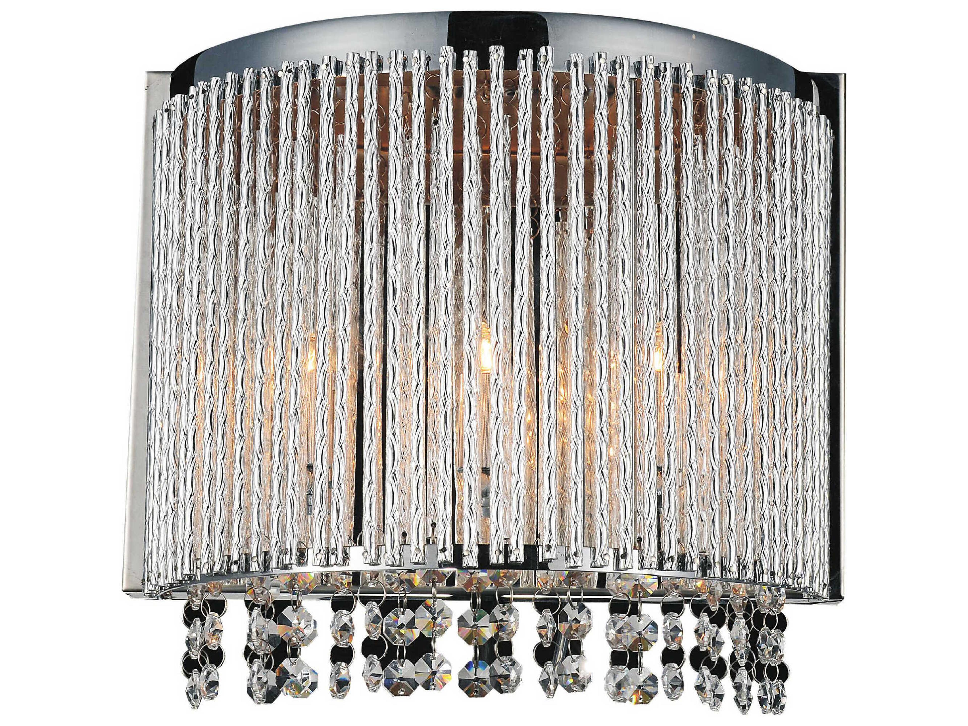 Claire 3-Light Chrome Vanity Light