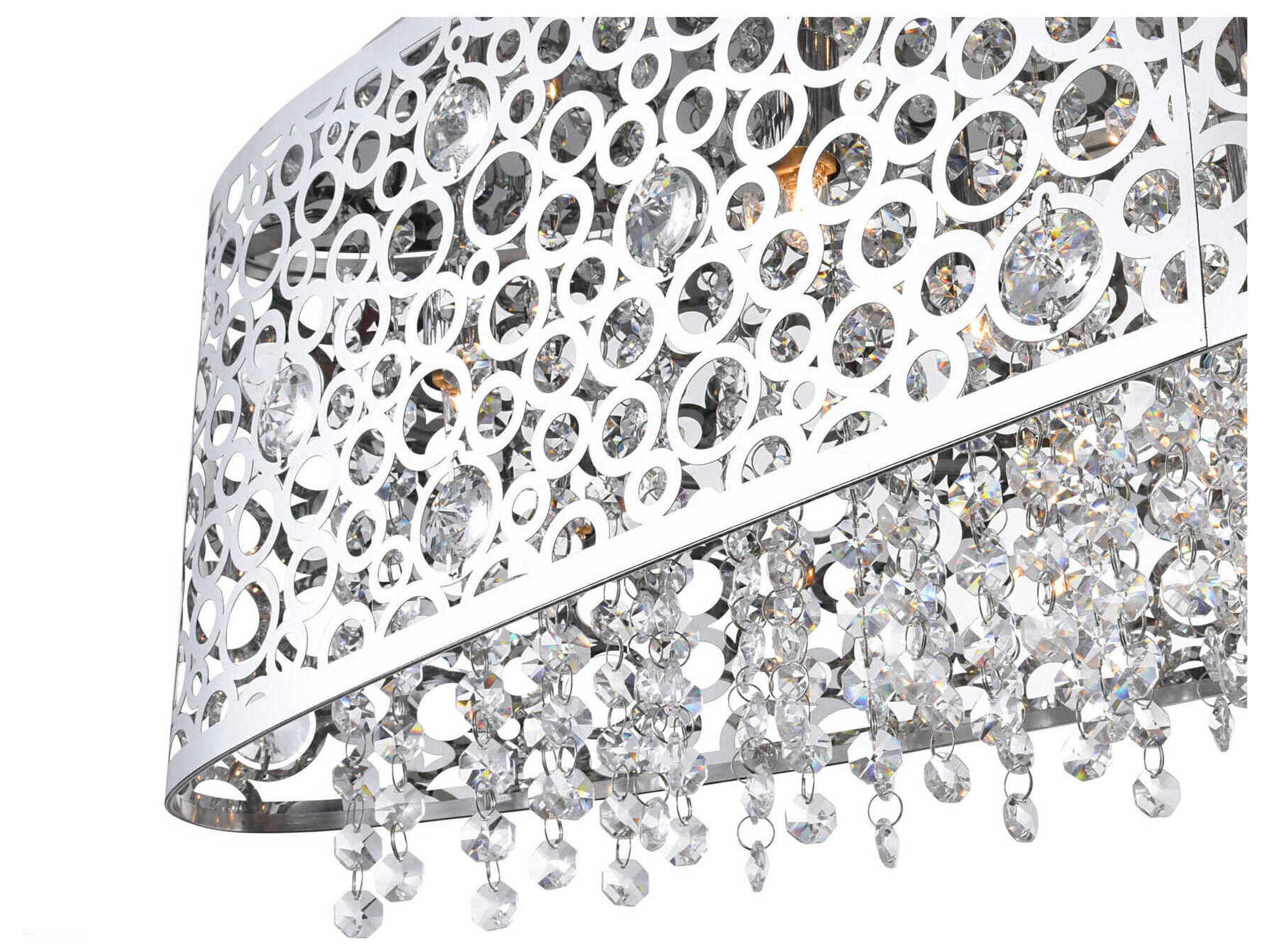 CWI Lighting Bubbles 16-Light Stainless Steel Island Pendant