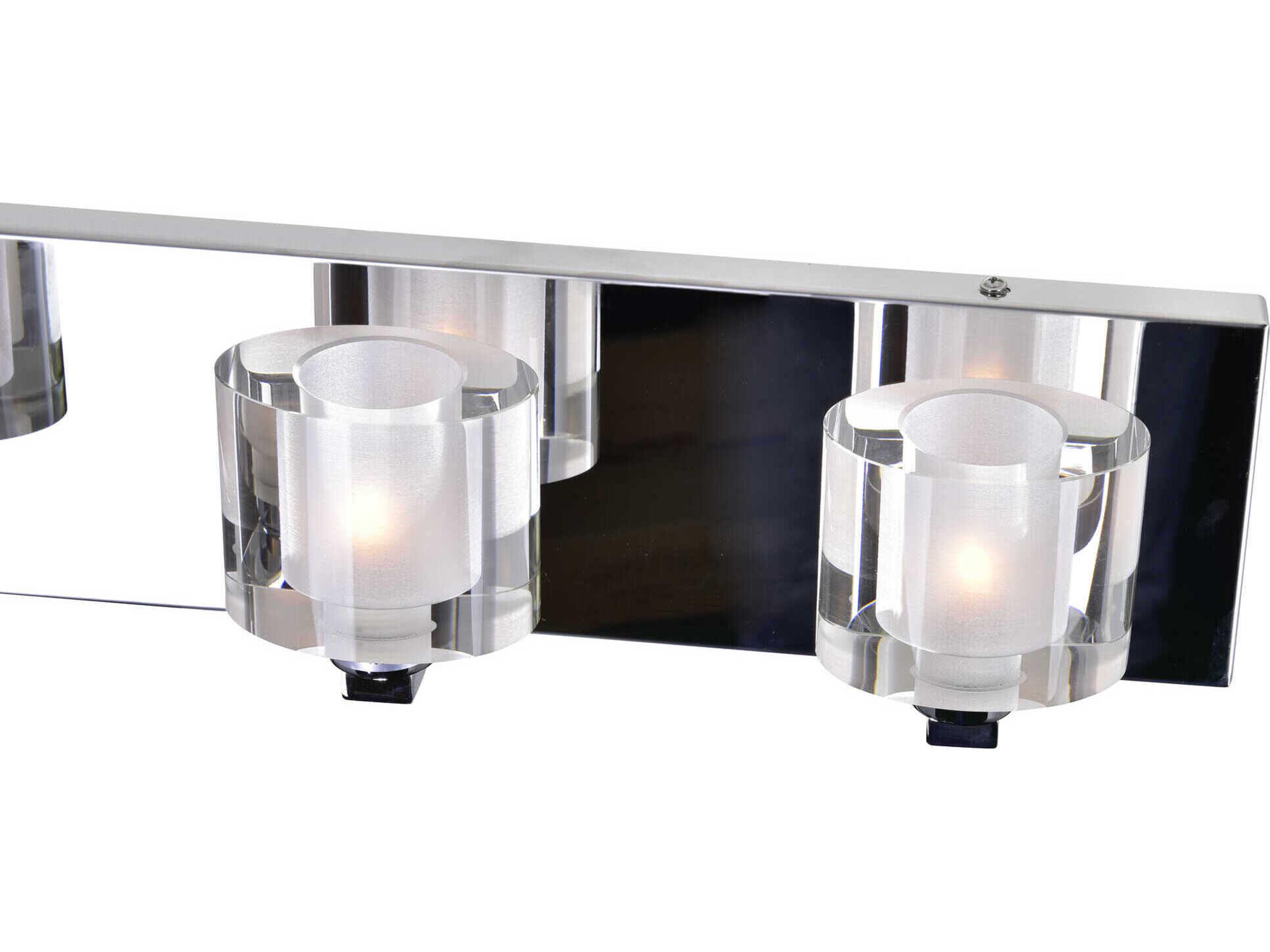 CWI Lighting Tina 4-Light Chrome Vanity Light
