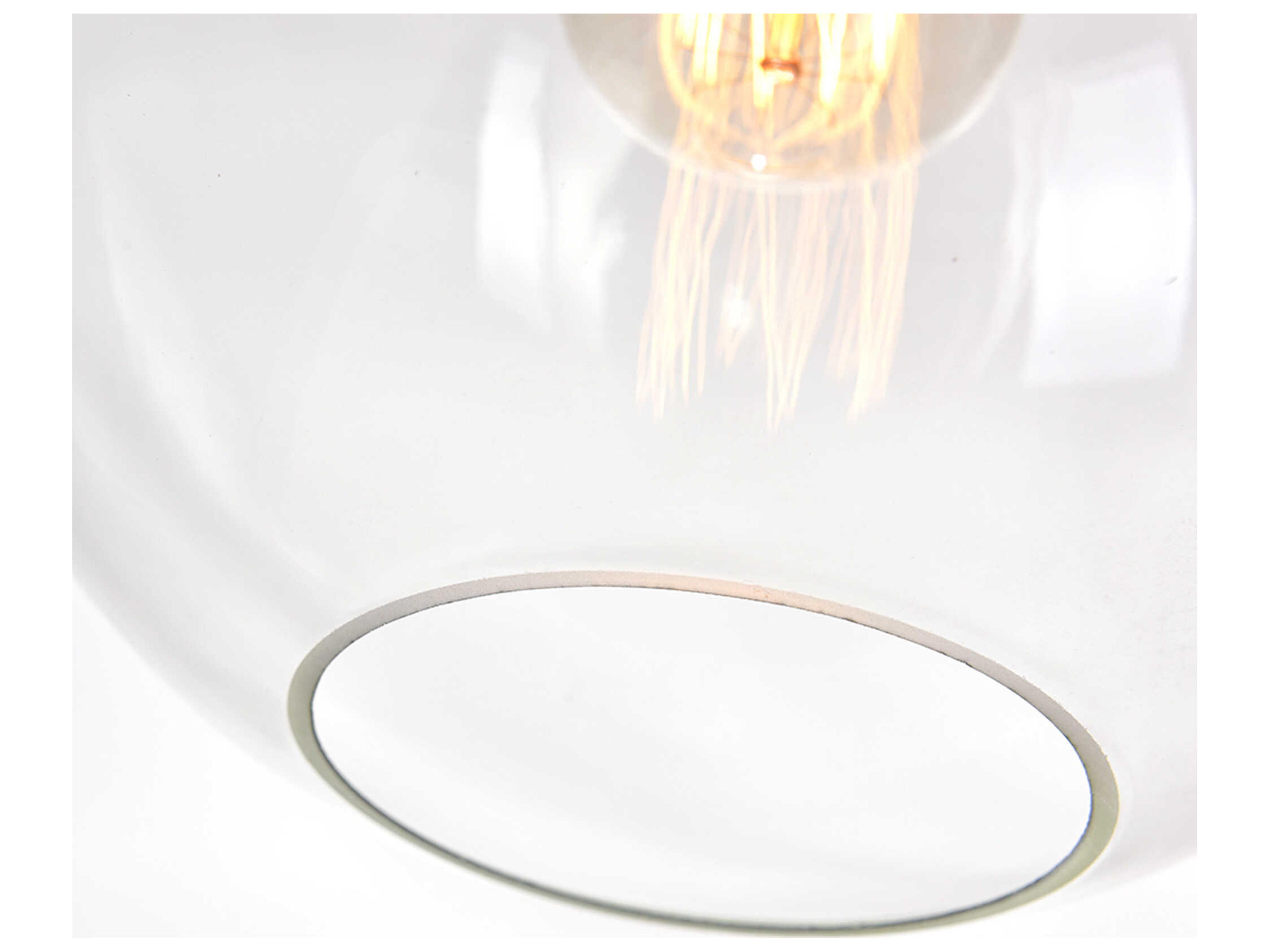 CWI Lighting Glass 1-Light Black Globe Mini Pendant