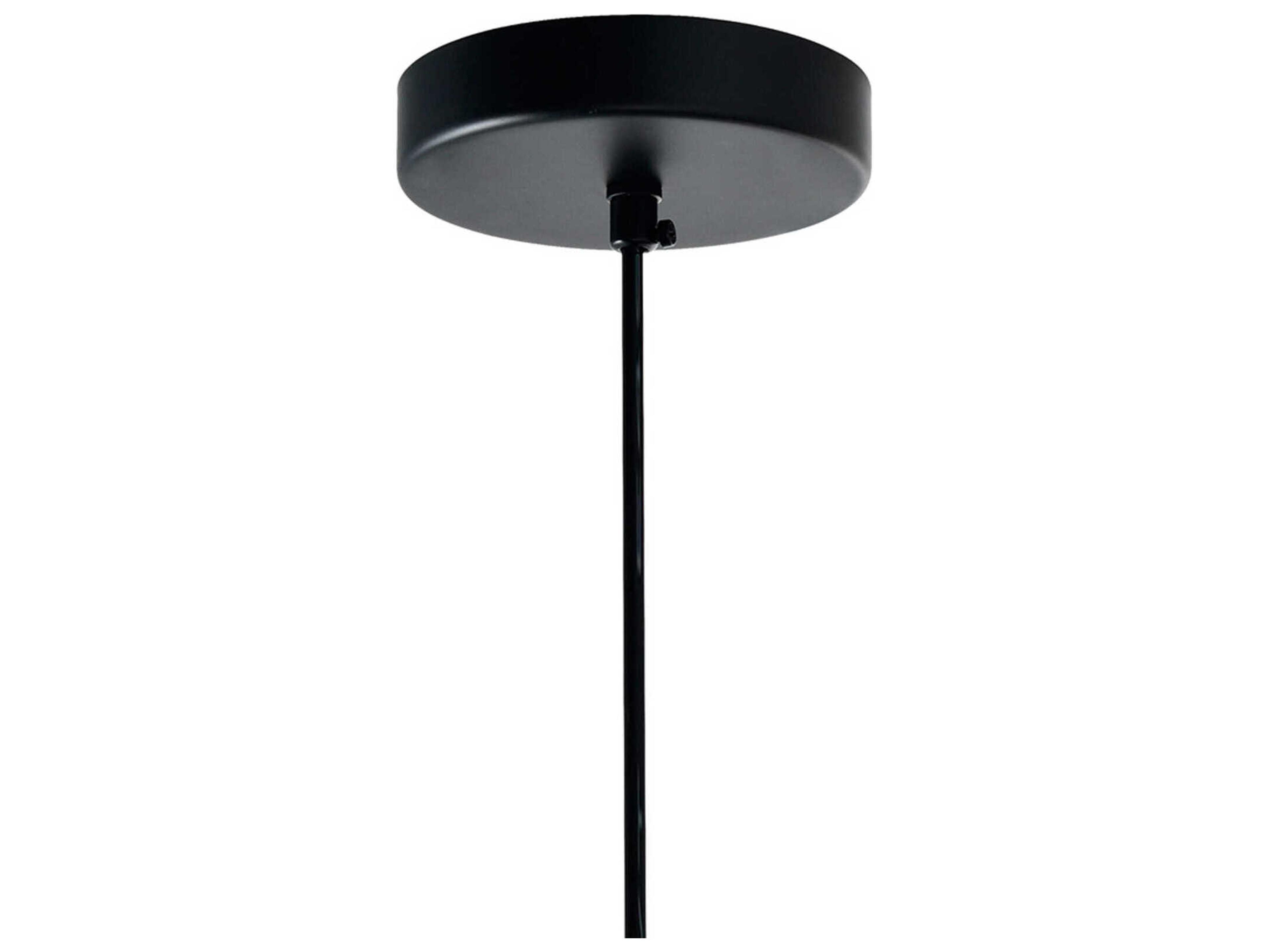 CWI Lighting Glass 4-Light Black Globe Pendant