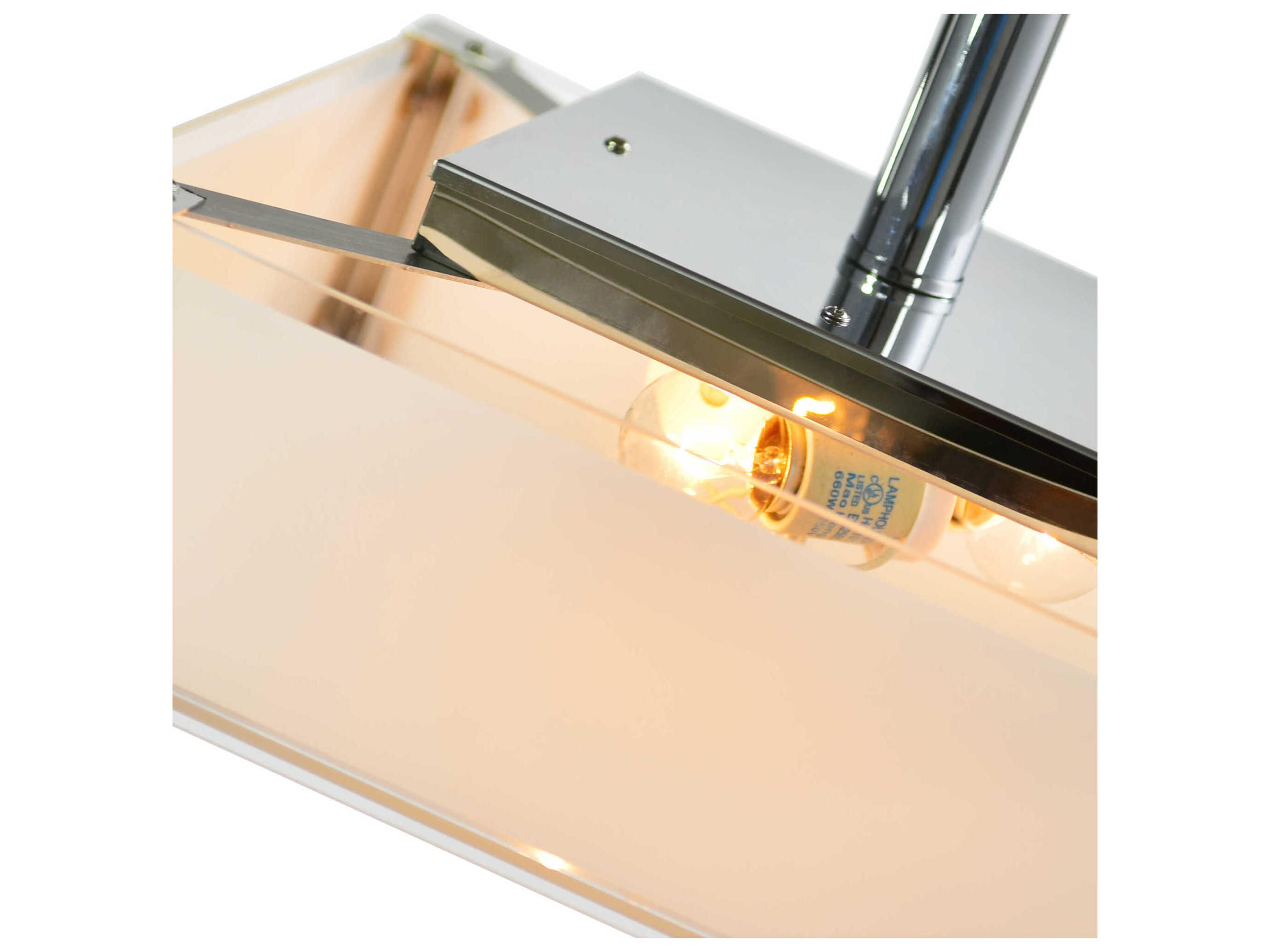 CWI Lighting Lucie 4-Light Chrome Semi Flush Mount