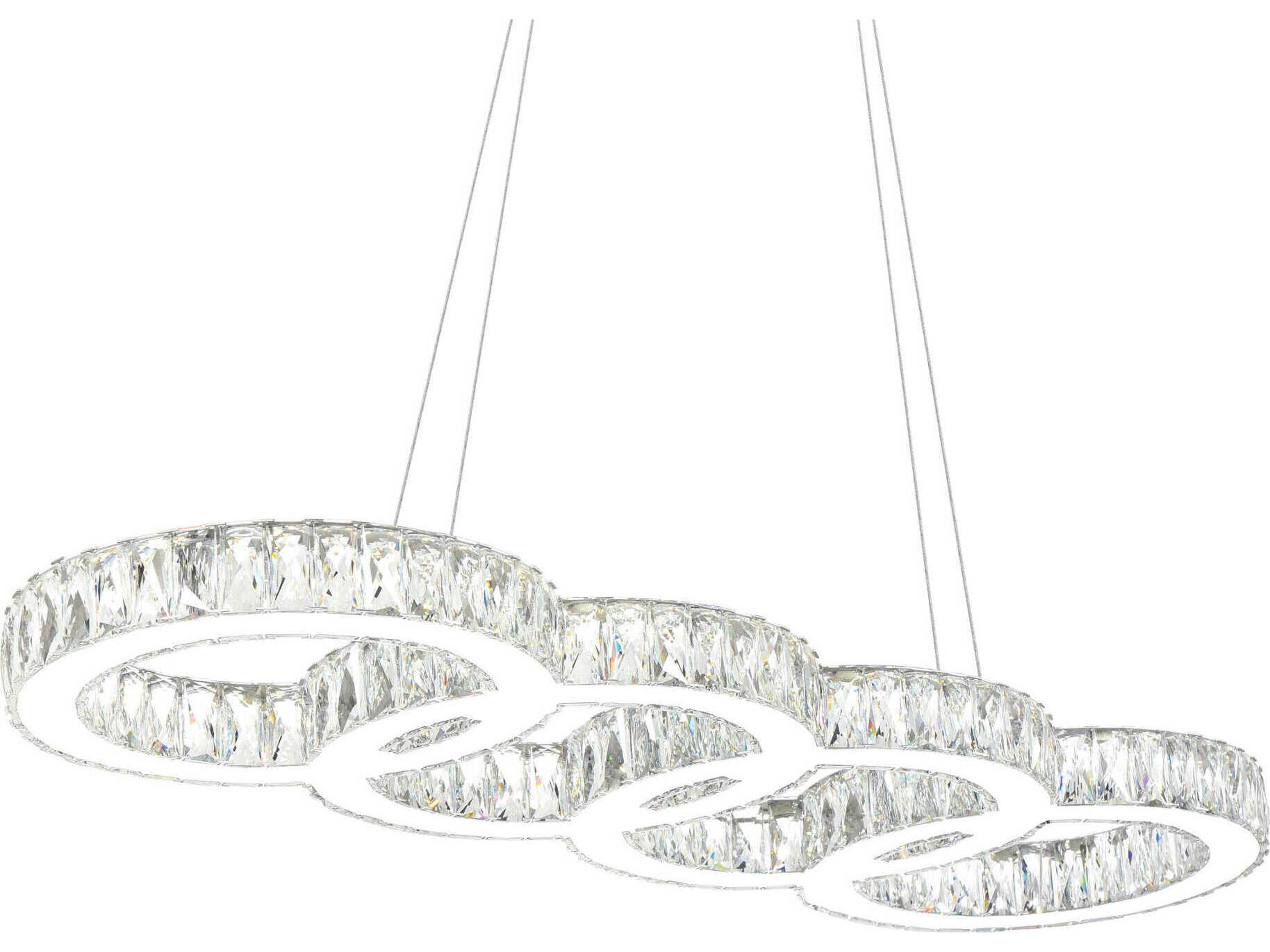 CWI Lighting Milan Stainless Steel Island Pendant