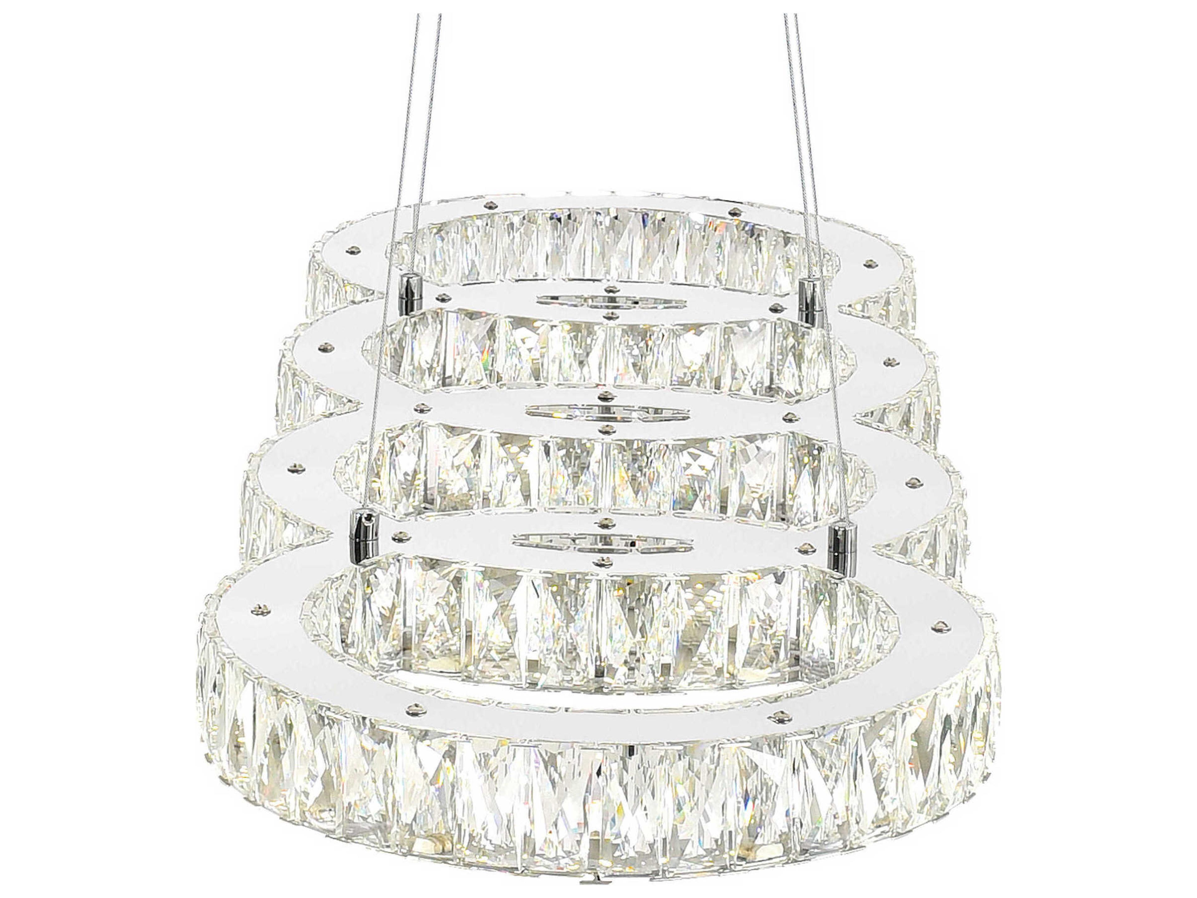 CWI Lighting Milan Stainless Steel Island Pendant