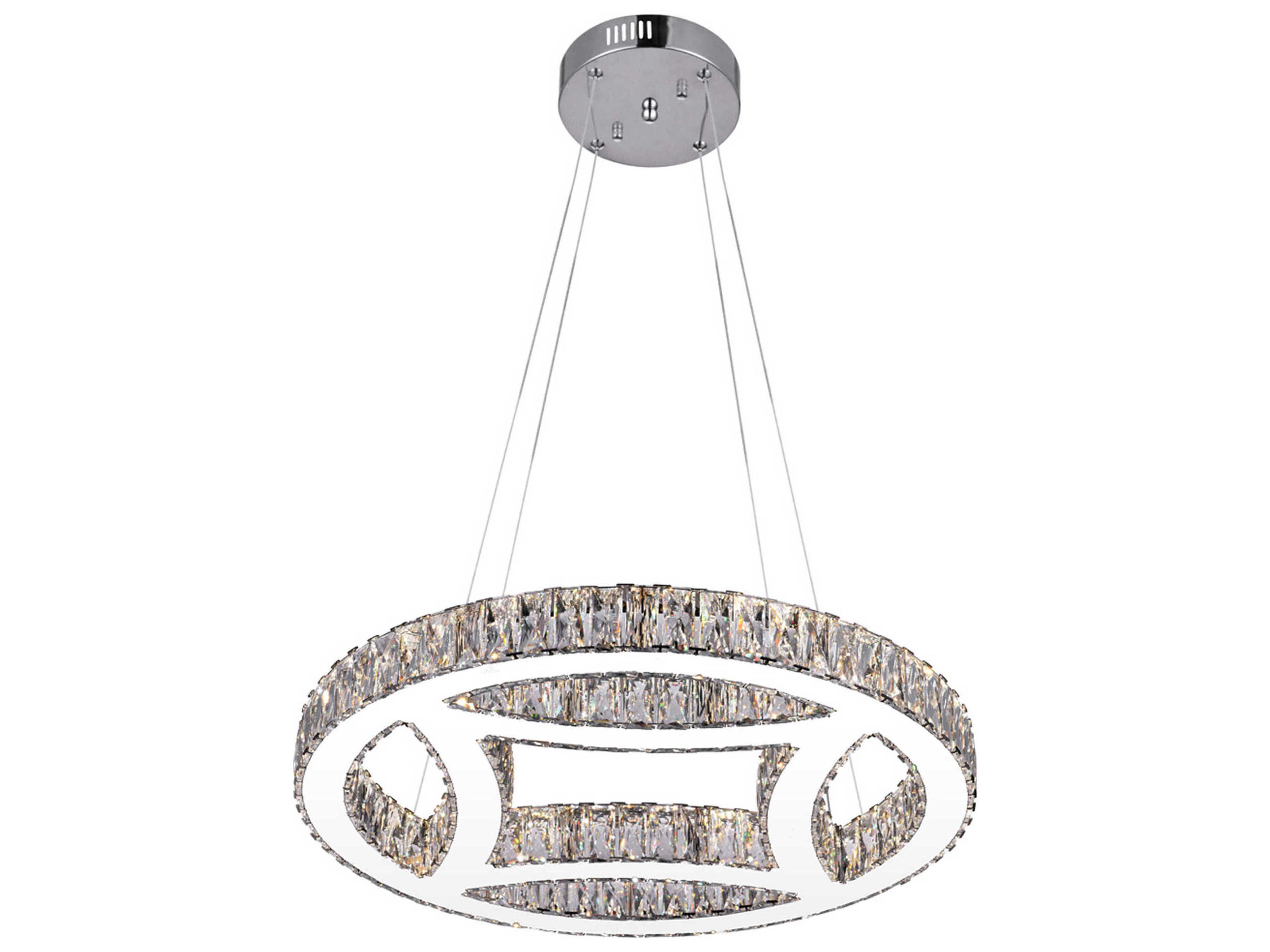 CWI Lighting Beyond Chrome Round Pendant