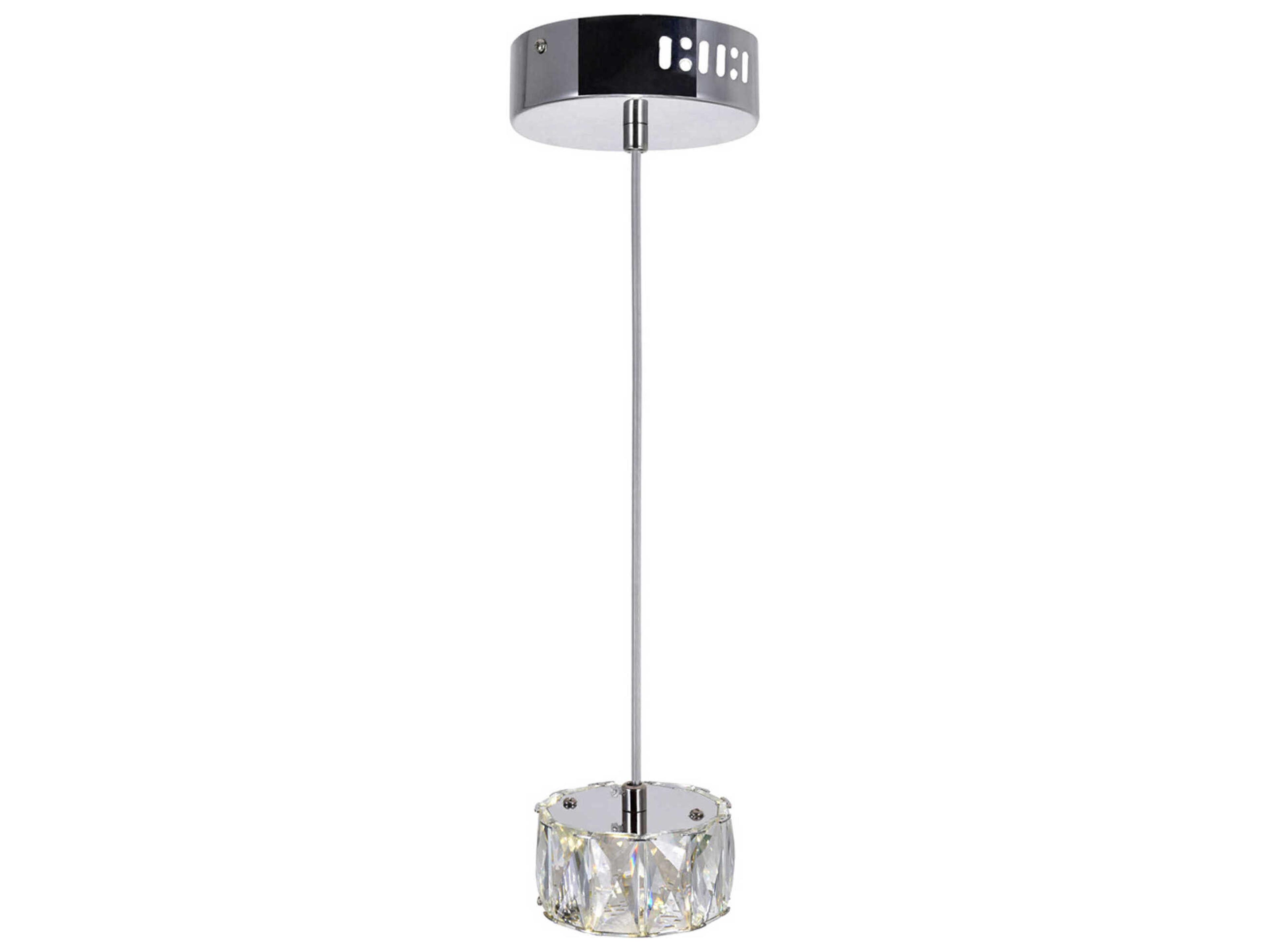 CWI Lighting Milan Chrome Mini Pendant