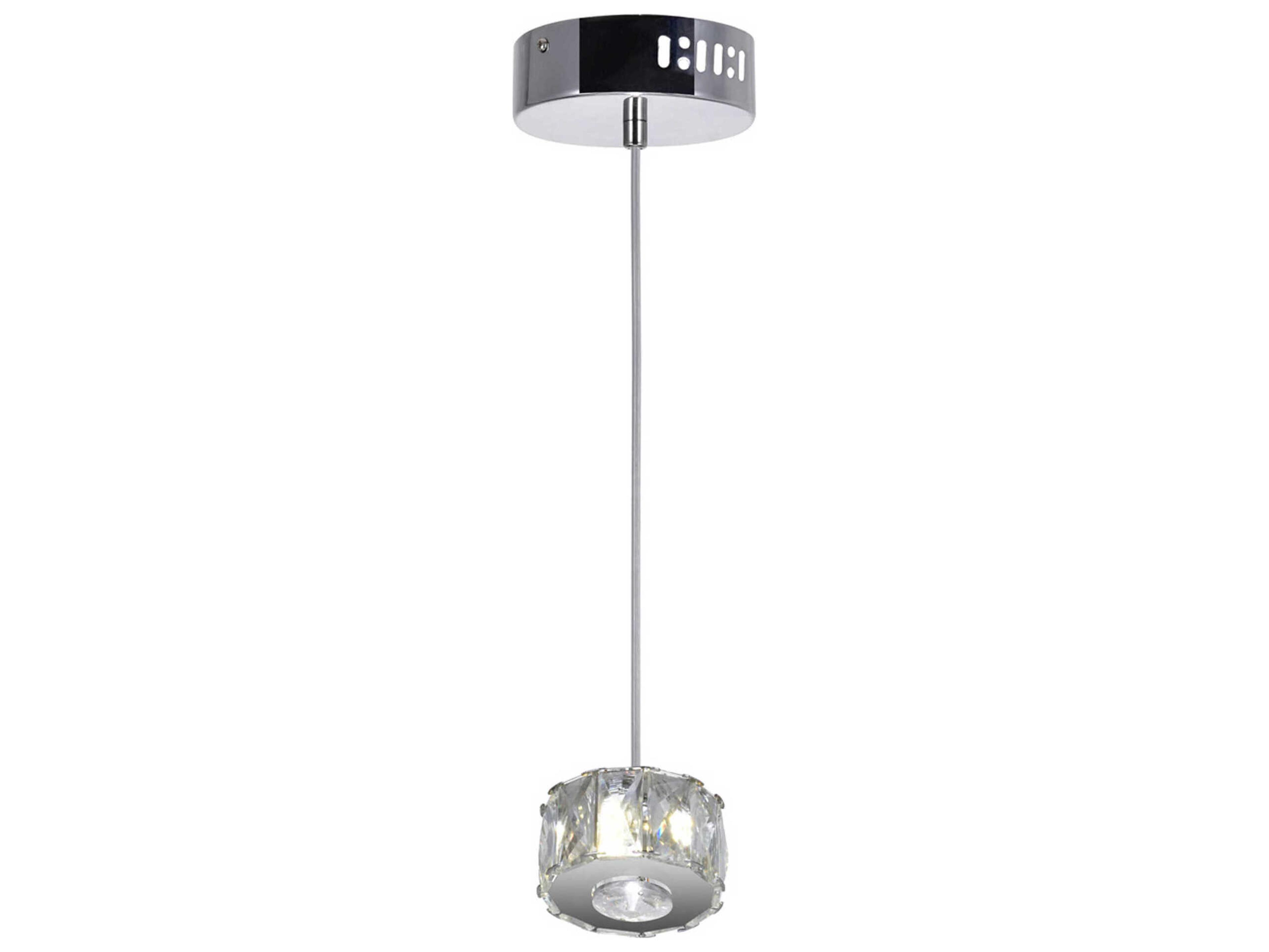 CWI Lighting Milan Chrome Mini Pendant