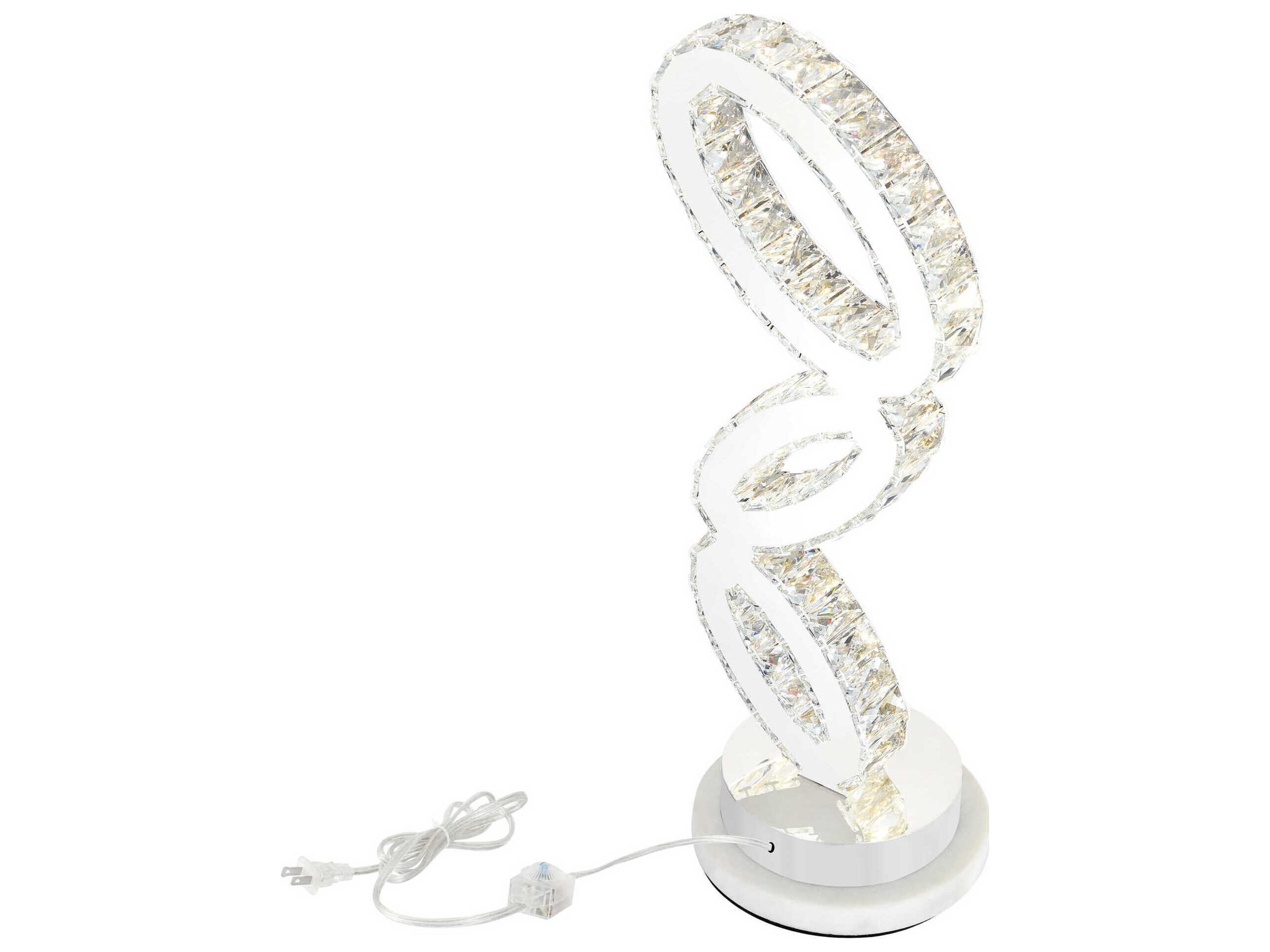 CWI Lighting Balanced Chrome Table Lamp