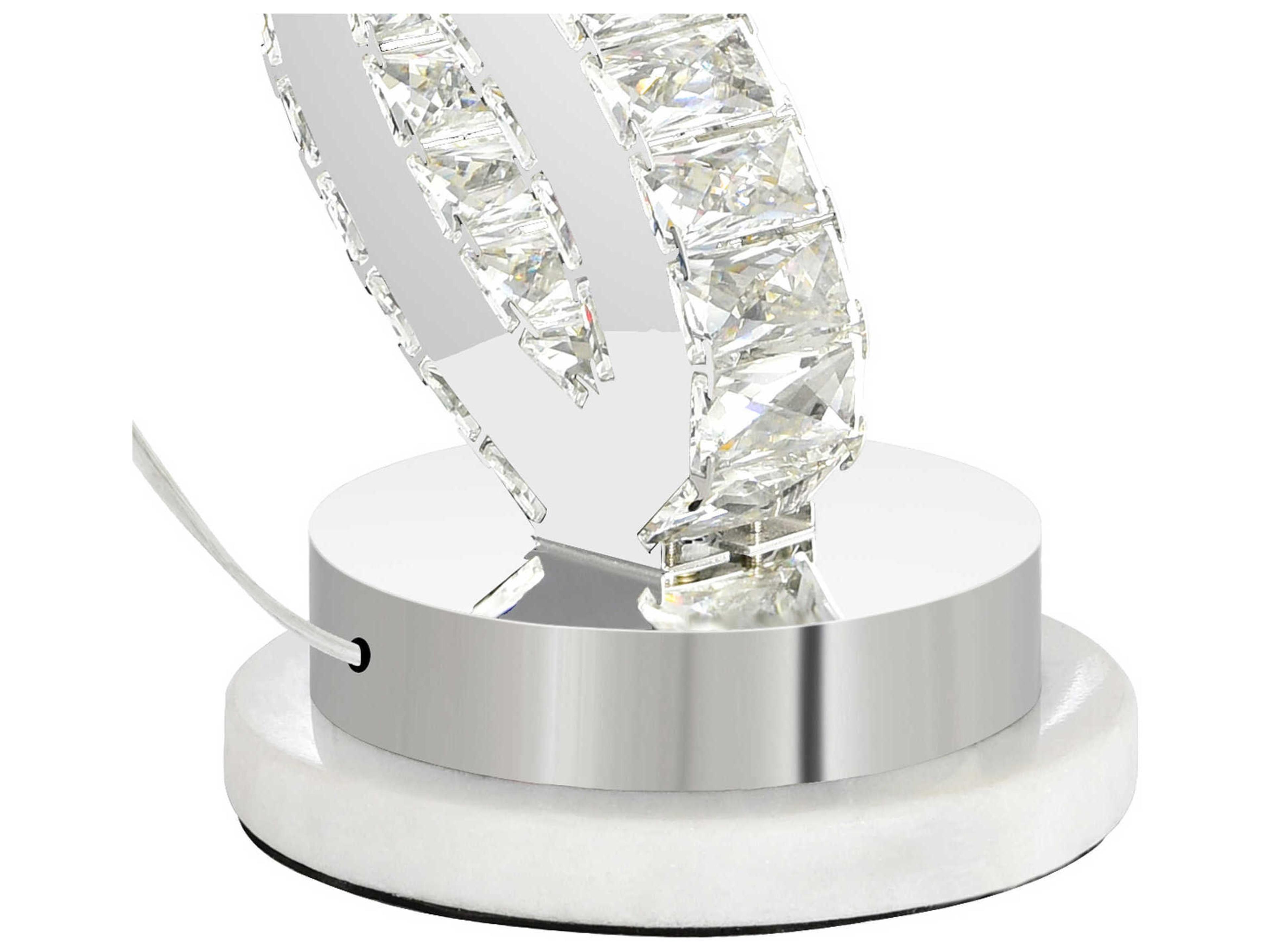 CWI Lighting Balanced Chrome Table Lamp