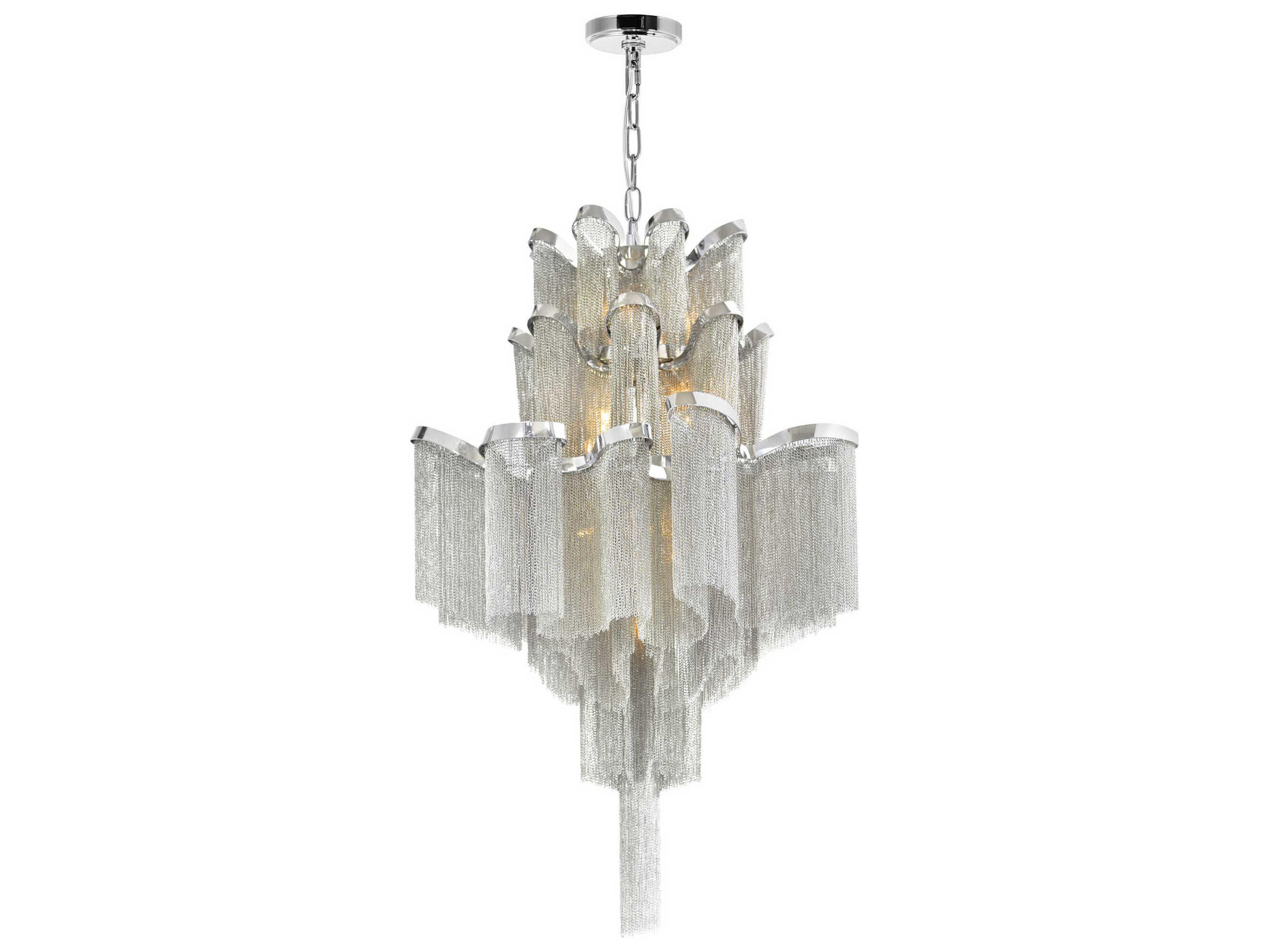 Daisy 16-Light Chrome Chandelier