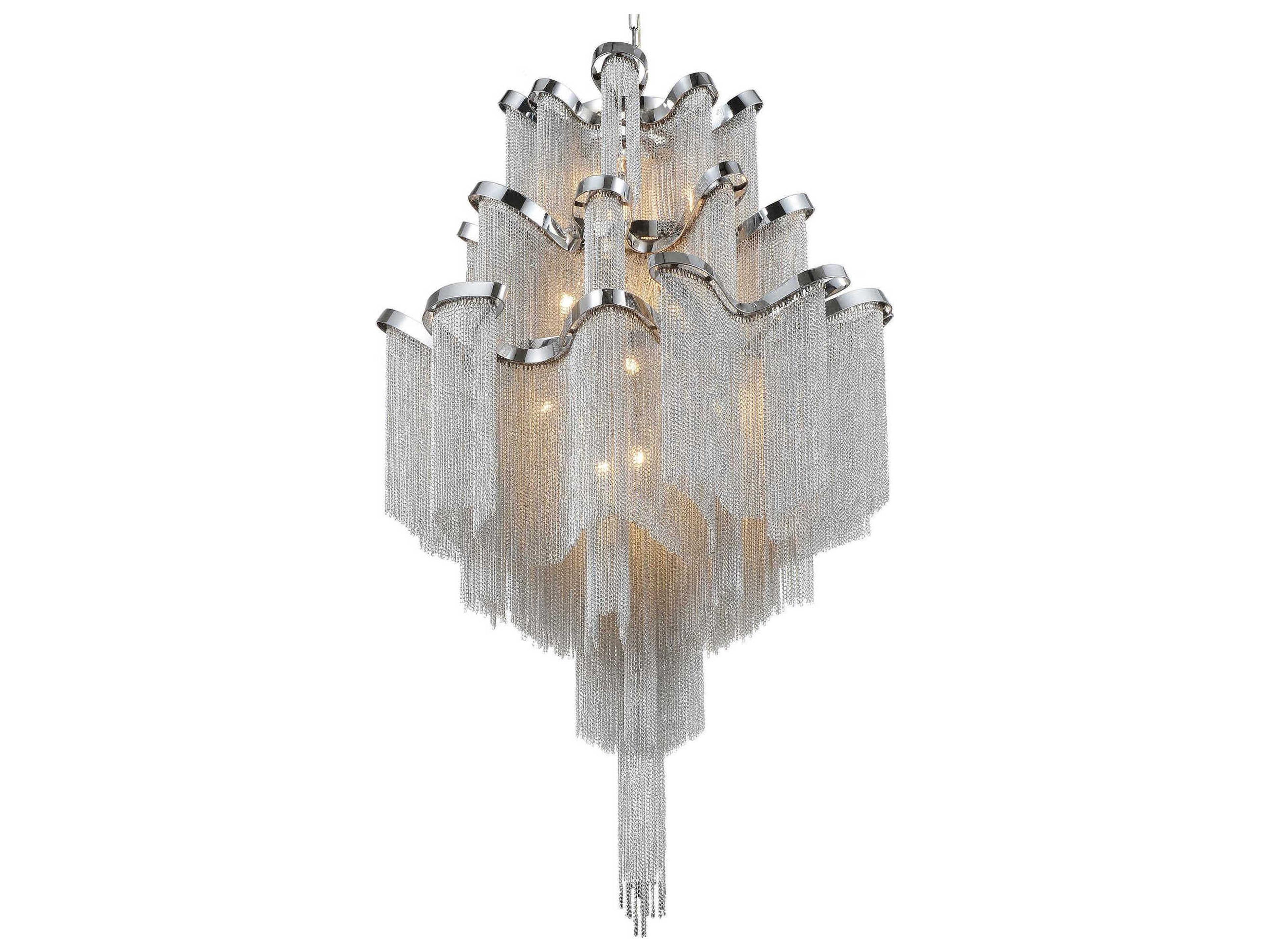 Daisy 17-Light Chrome Chandelier