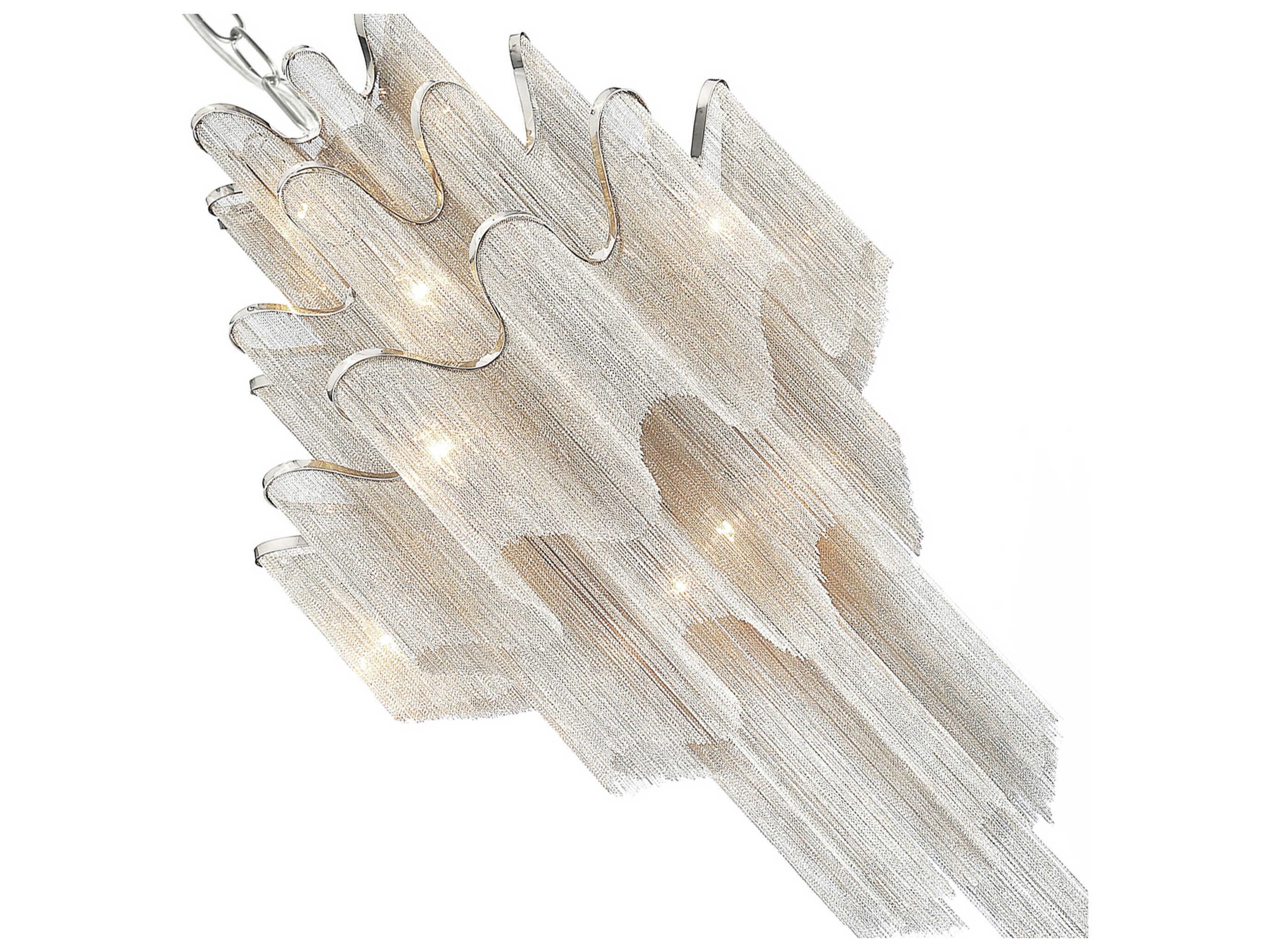 CWI Lighting Daisy 17-Light Chrome Chandelier
