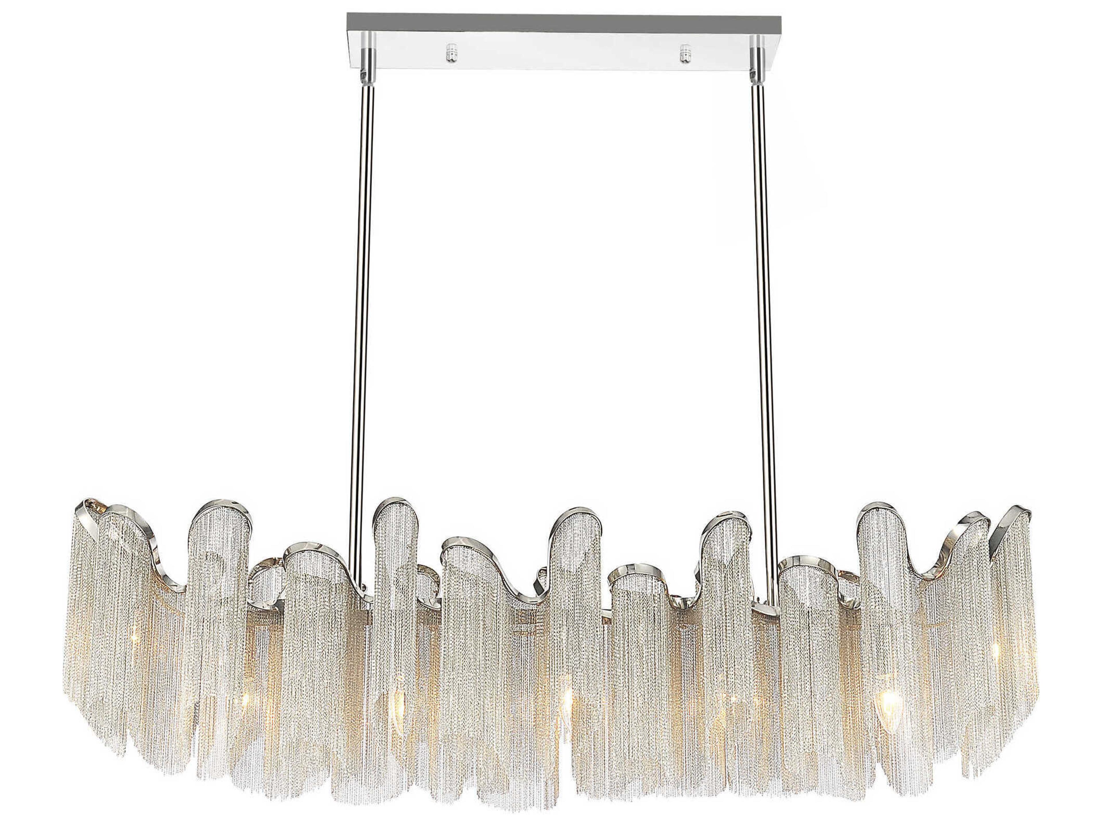 Daisy 13-Light Chrome Island Pendant