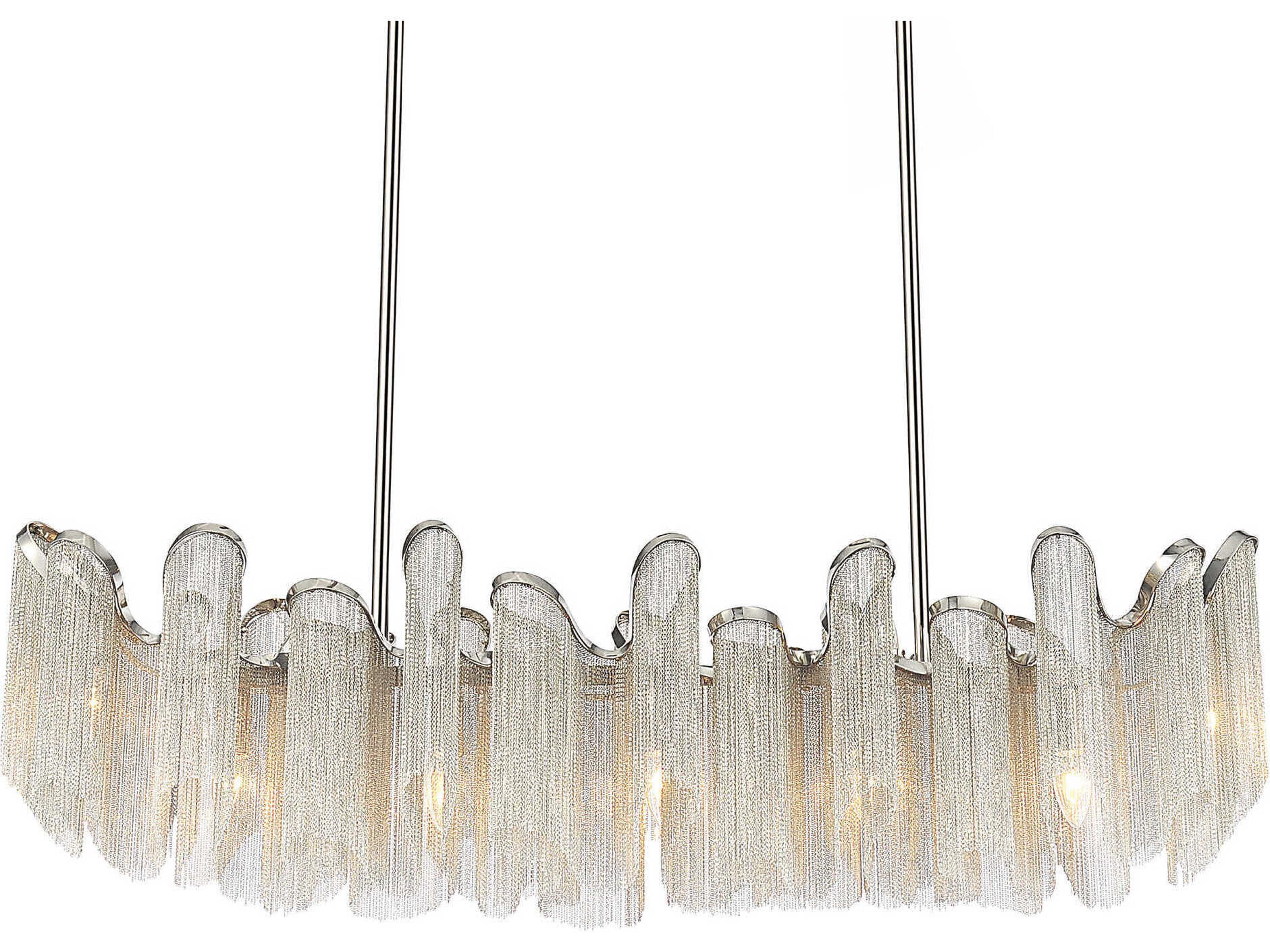CWI Lighting Daisy 13-Light Chrome Island Pendant